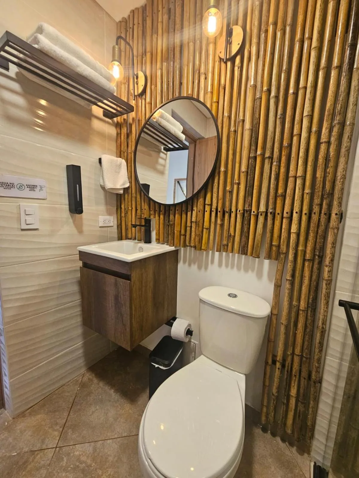 Bathroom in Ecohotel Piedemonte