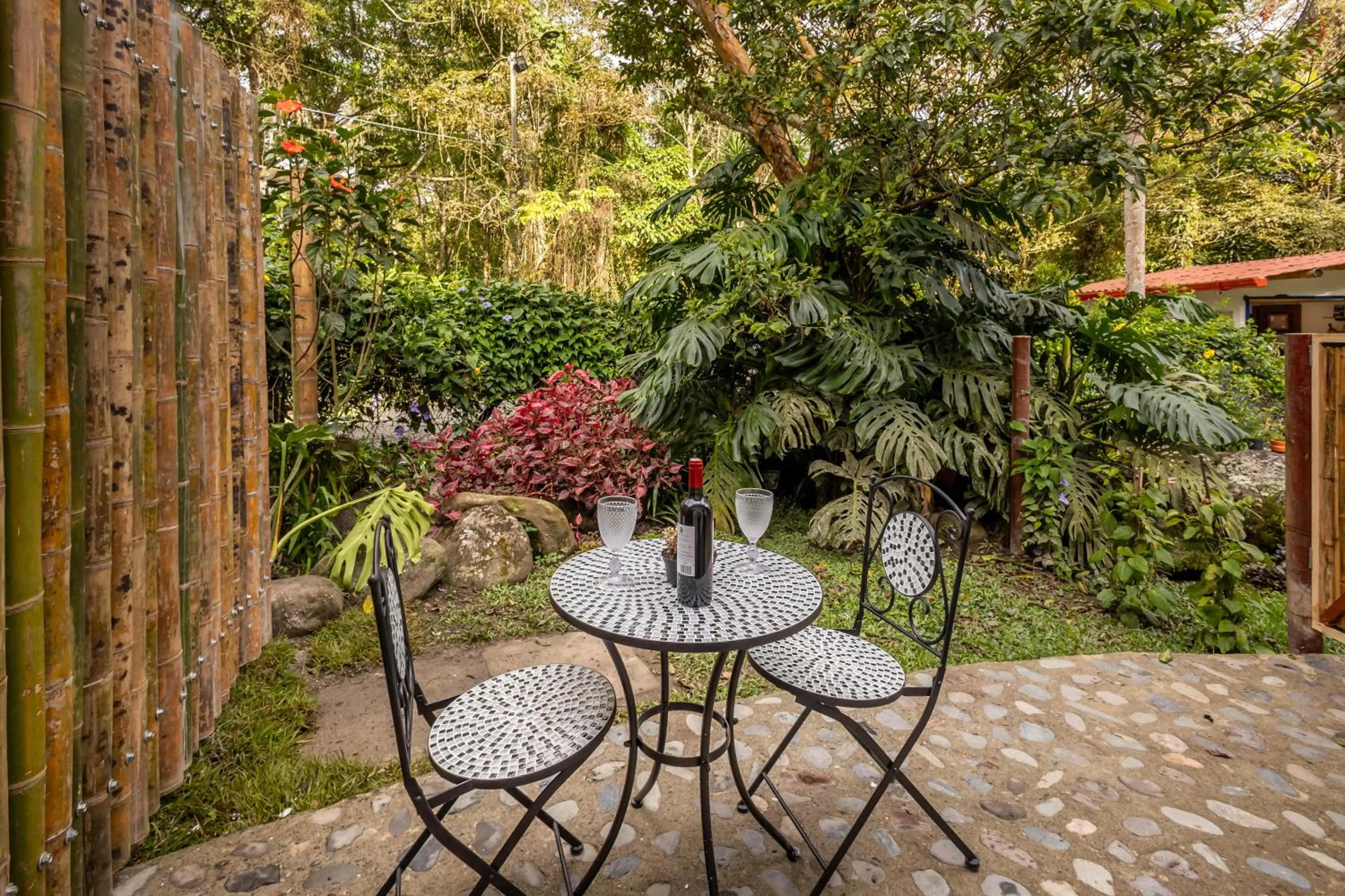 Garden in Ecohotel Piedemonte