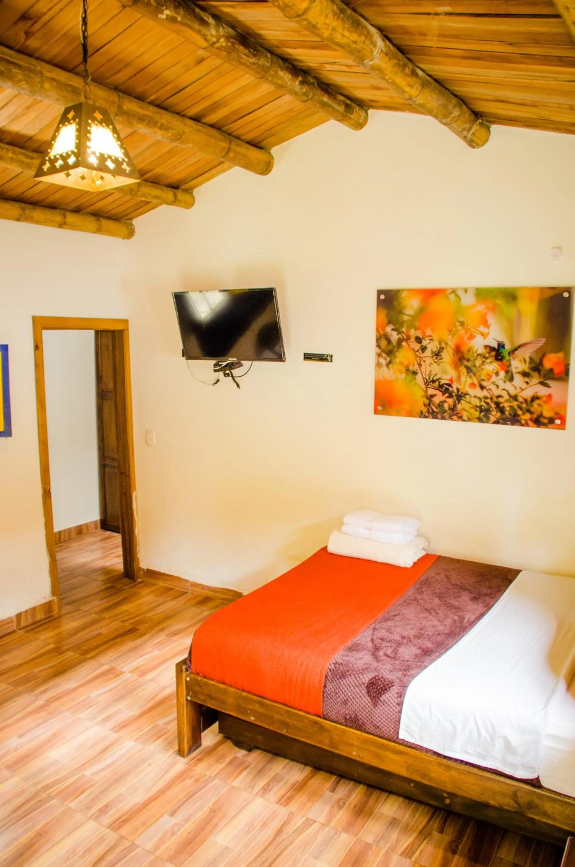 Photo of the whole room, Bed in Ecohotel Piedemonte