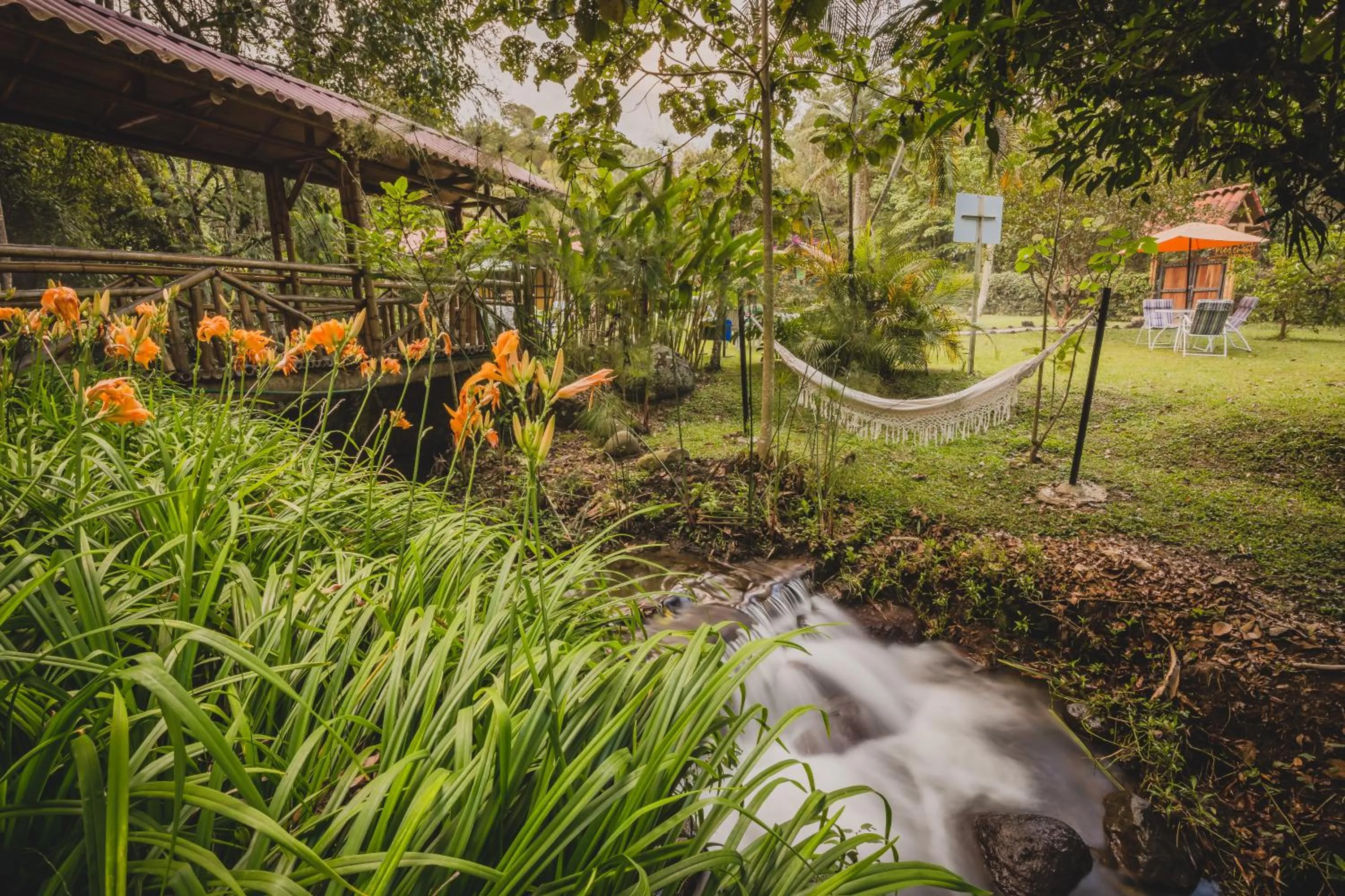 Garden in Ecohotel Piedemonte