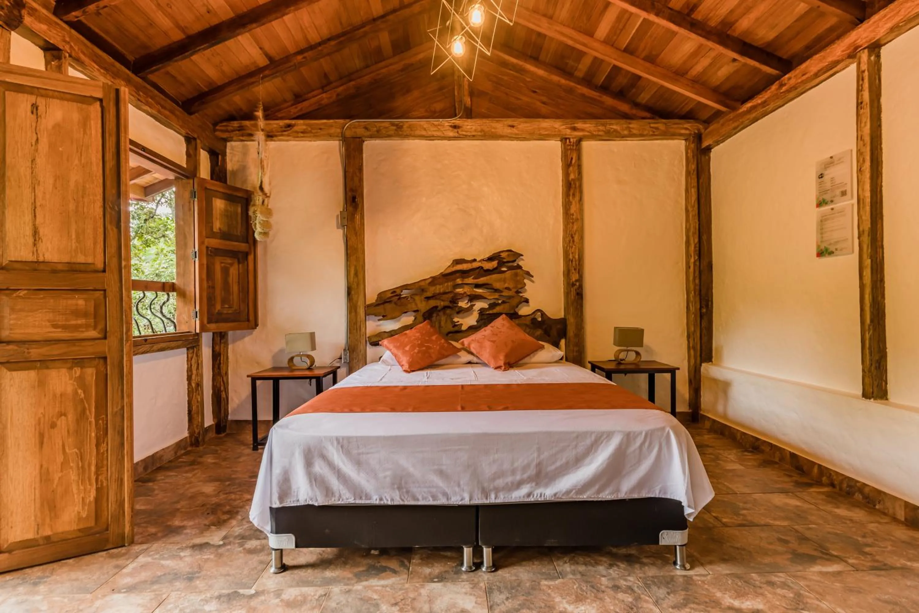 Bed in Ecohotel Piedemonte