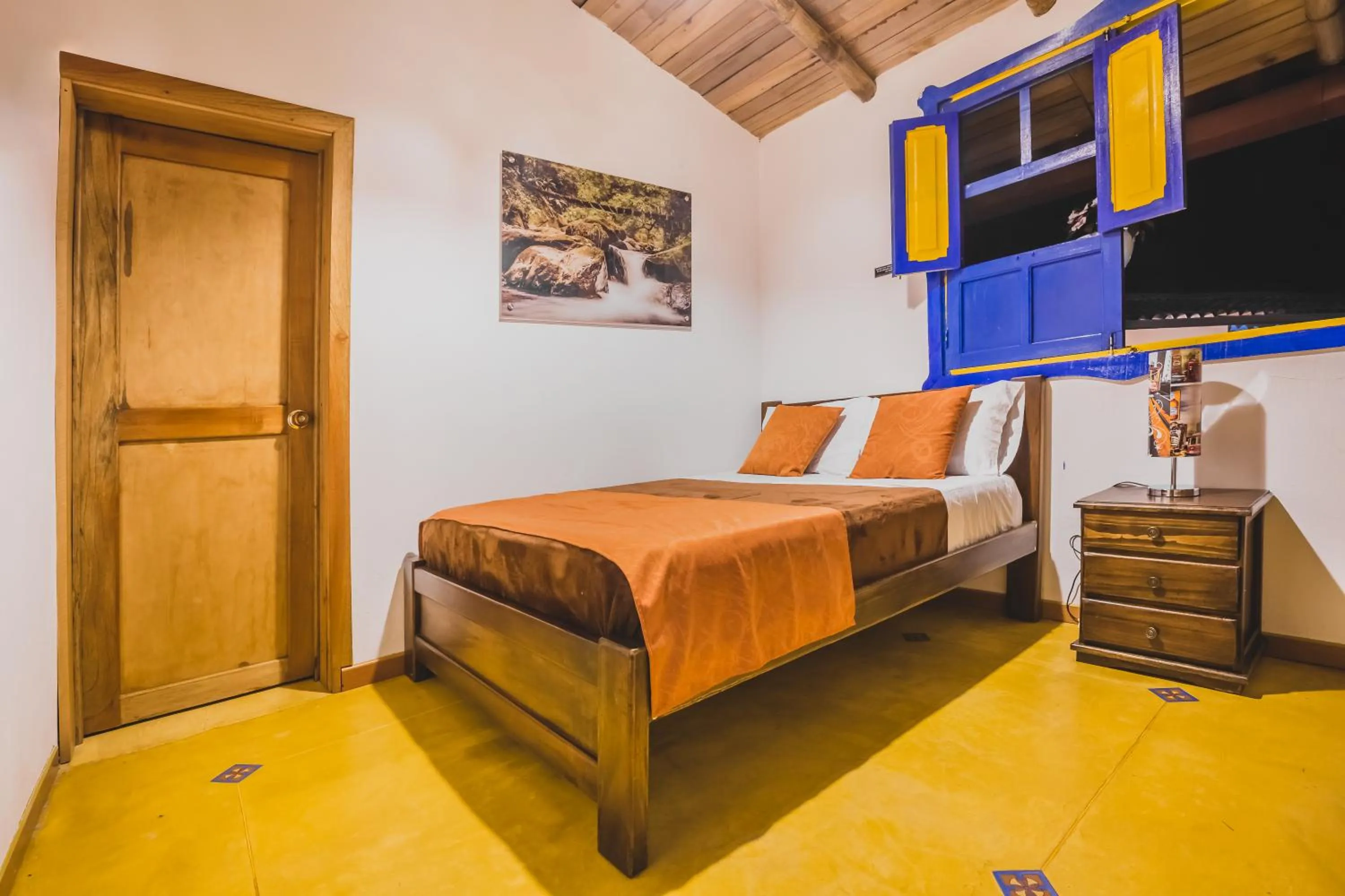 Bed in Ecohotel Piedemonte