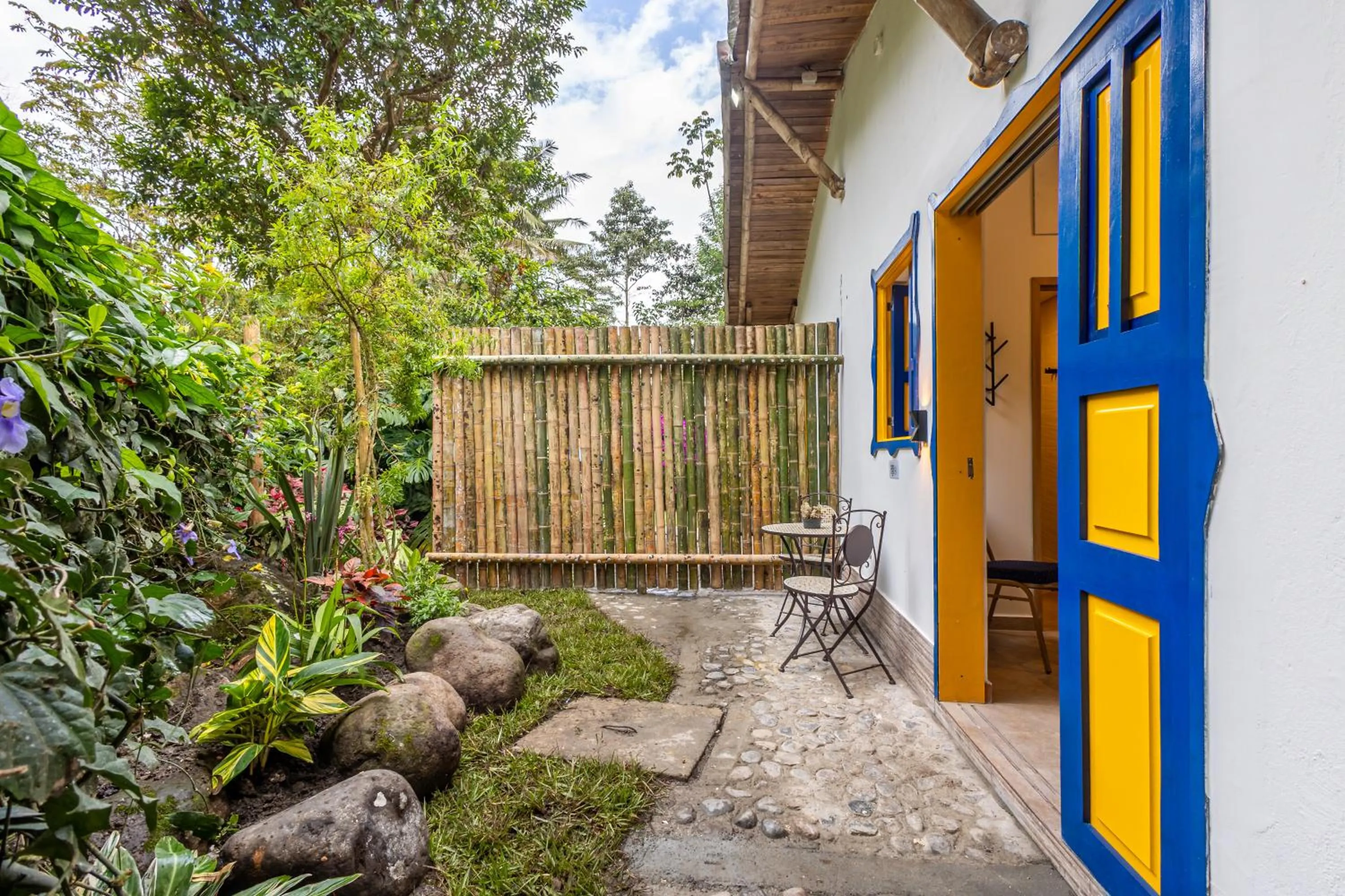 Garden in Ecohotel Piedemonte