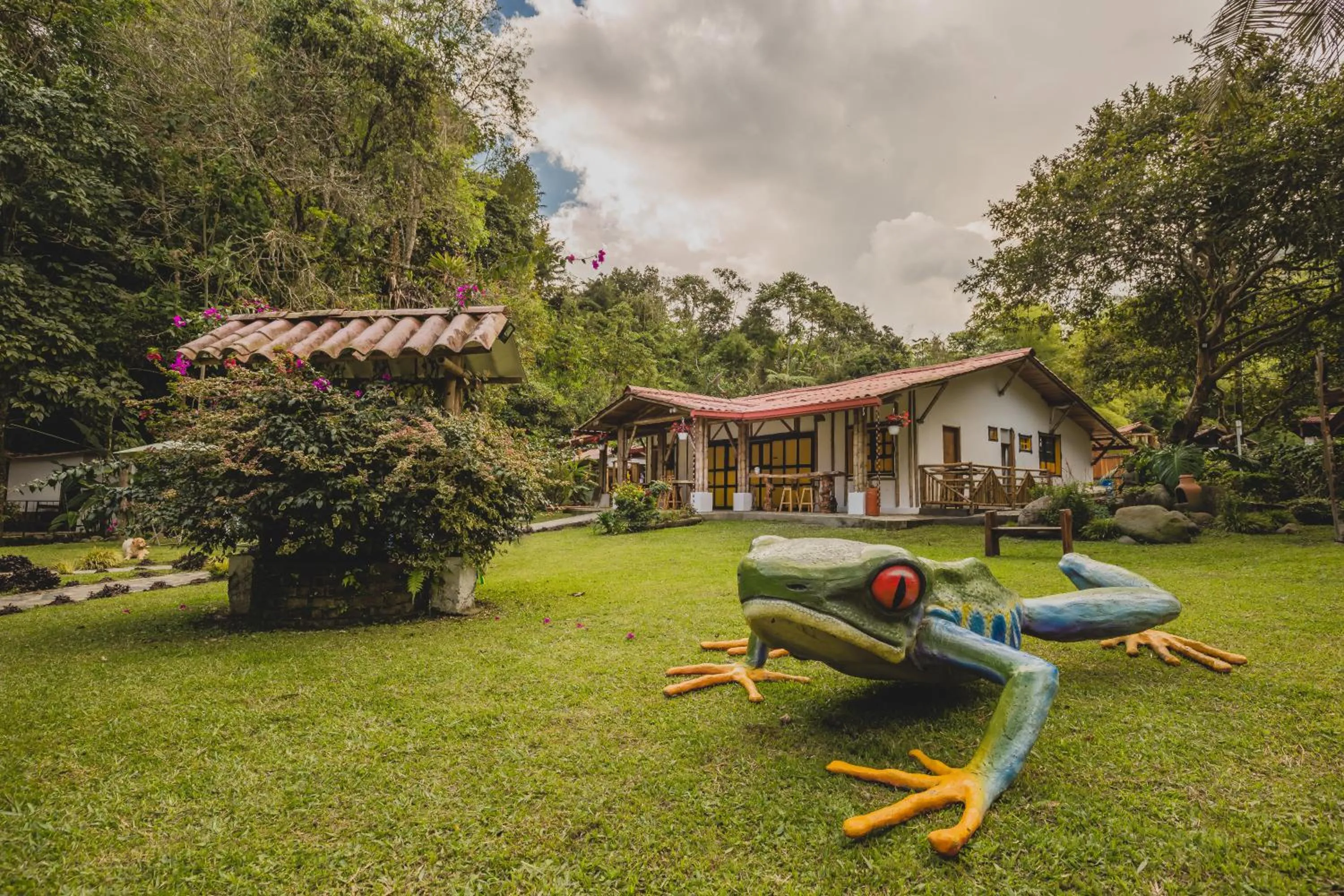 Facade/entrance in Ecohotel Piedemonte