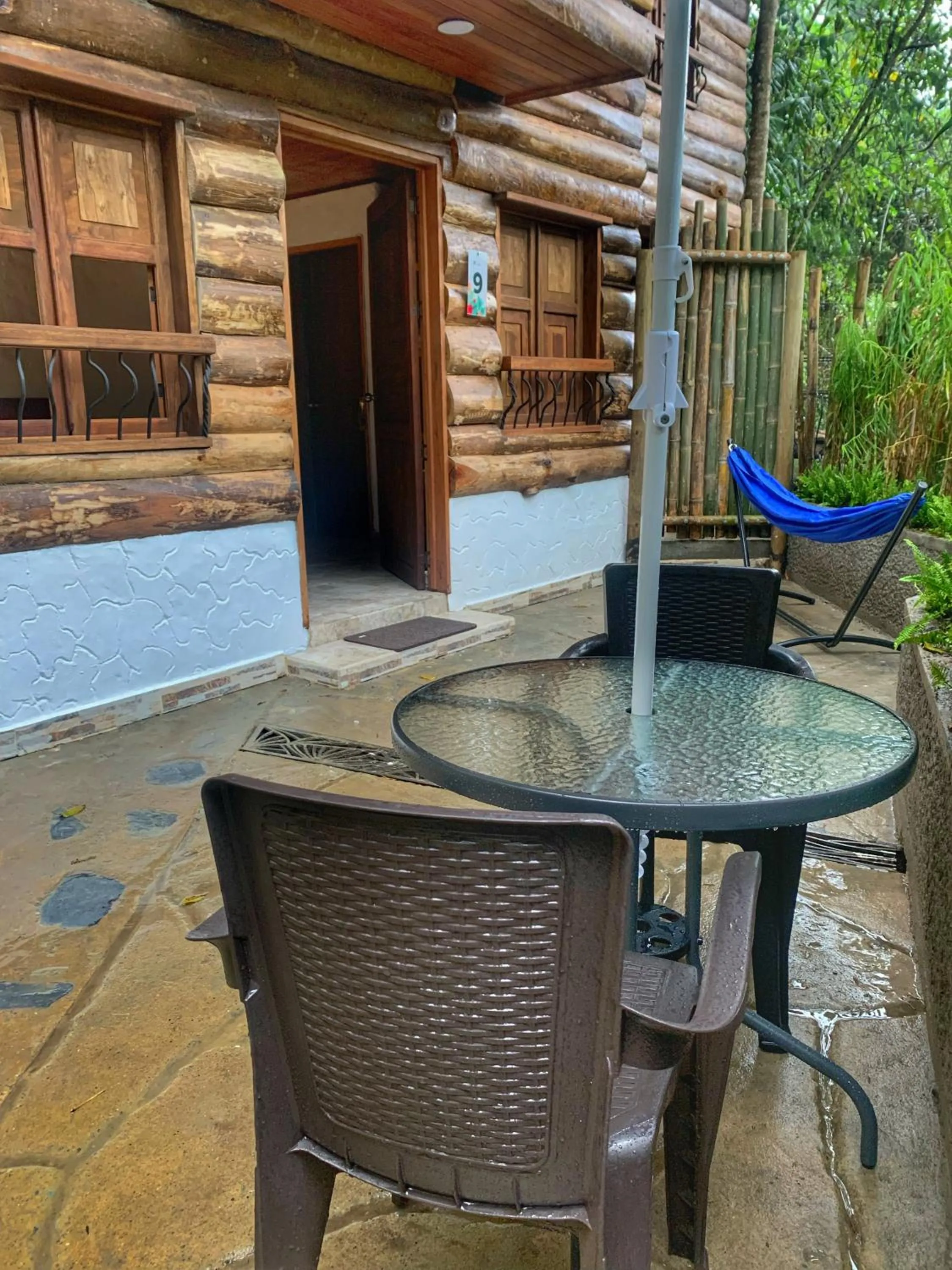 Patio in Ecohotel Piedemonte