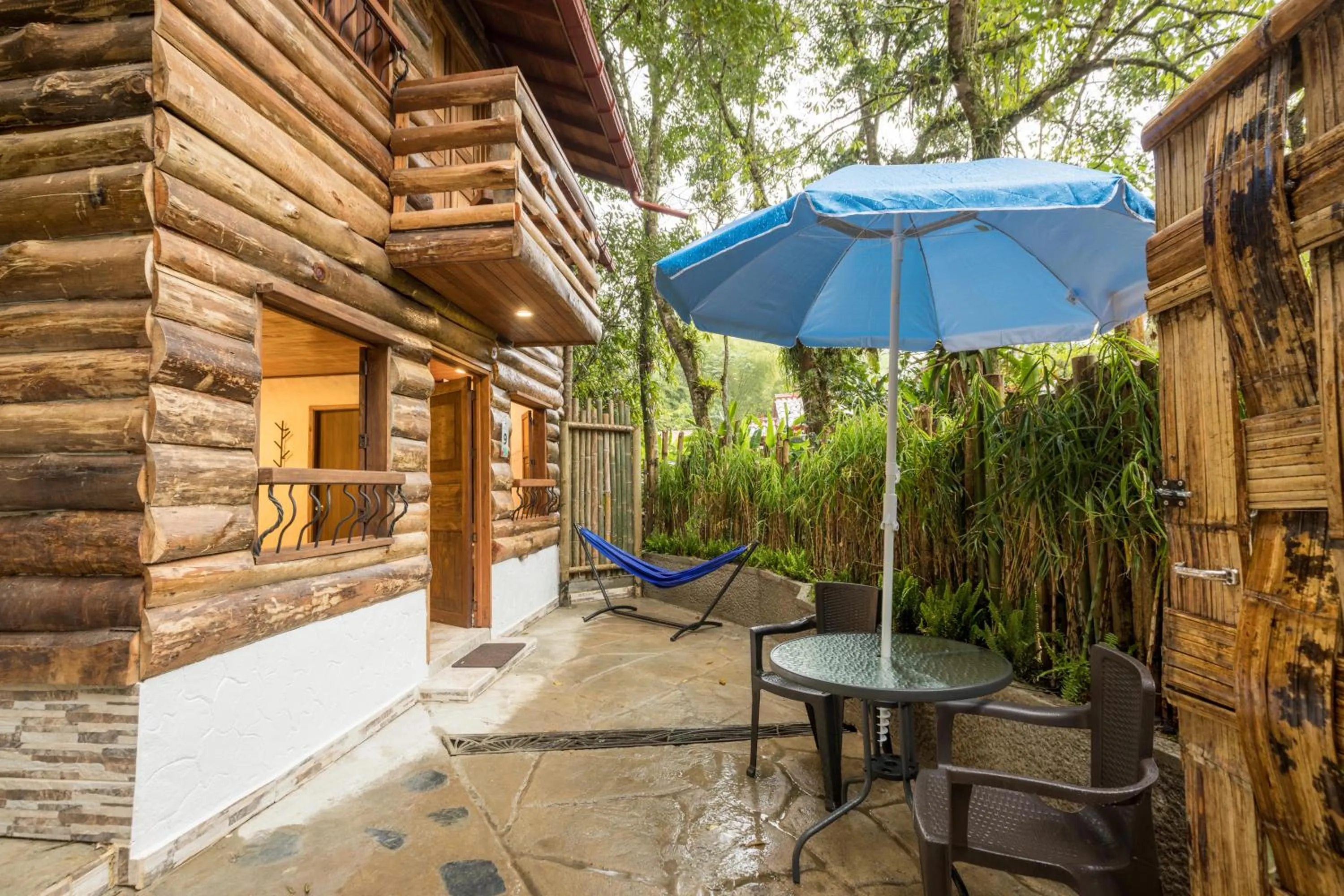 Patio in Ecohotel Piedemonte