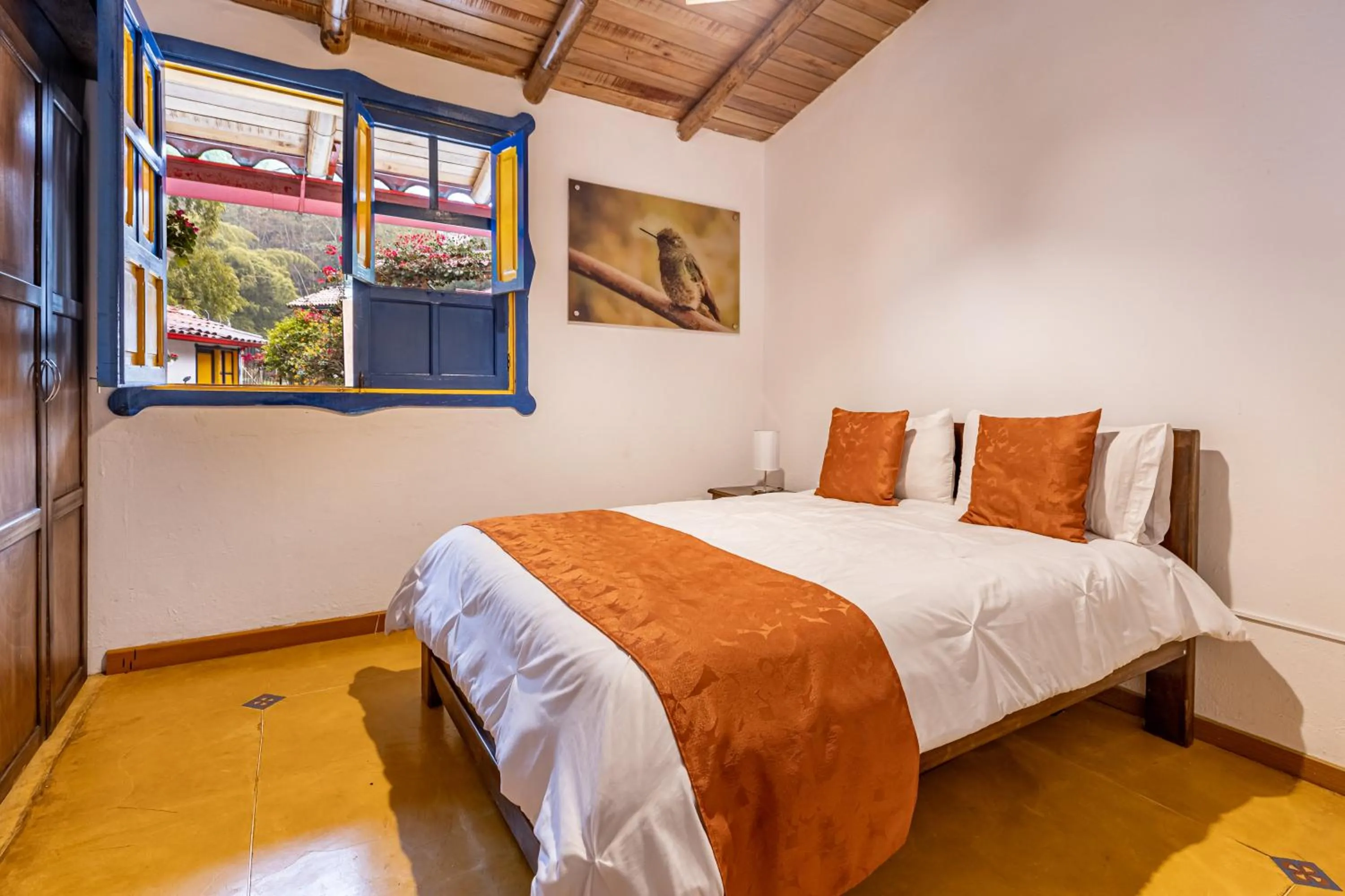 Bed in Ecohotel Piedemonte