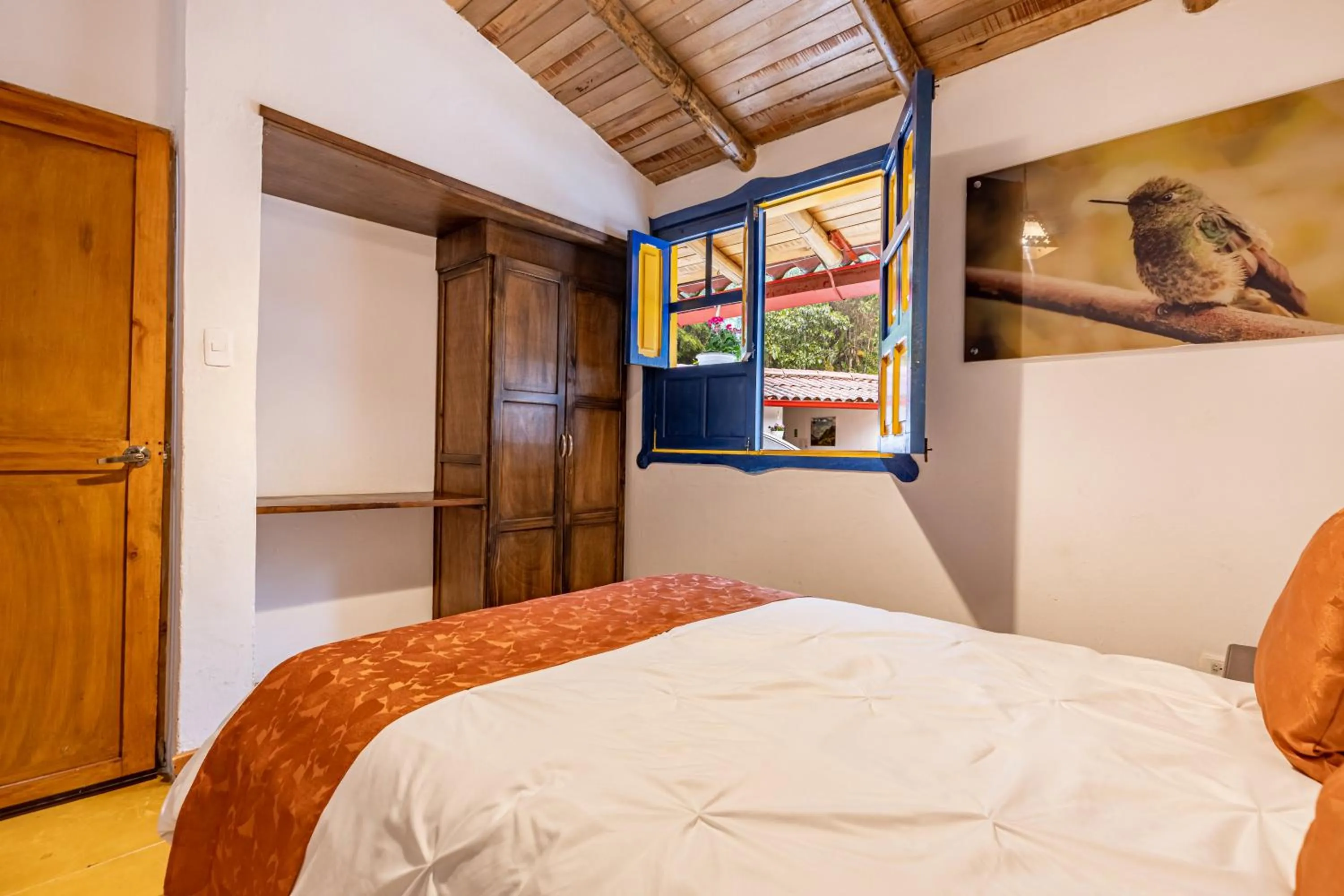 Bed in Ecohotel Piedemonte