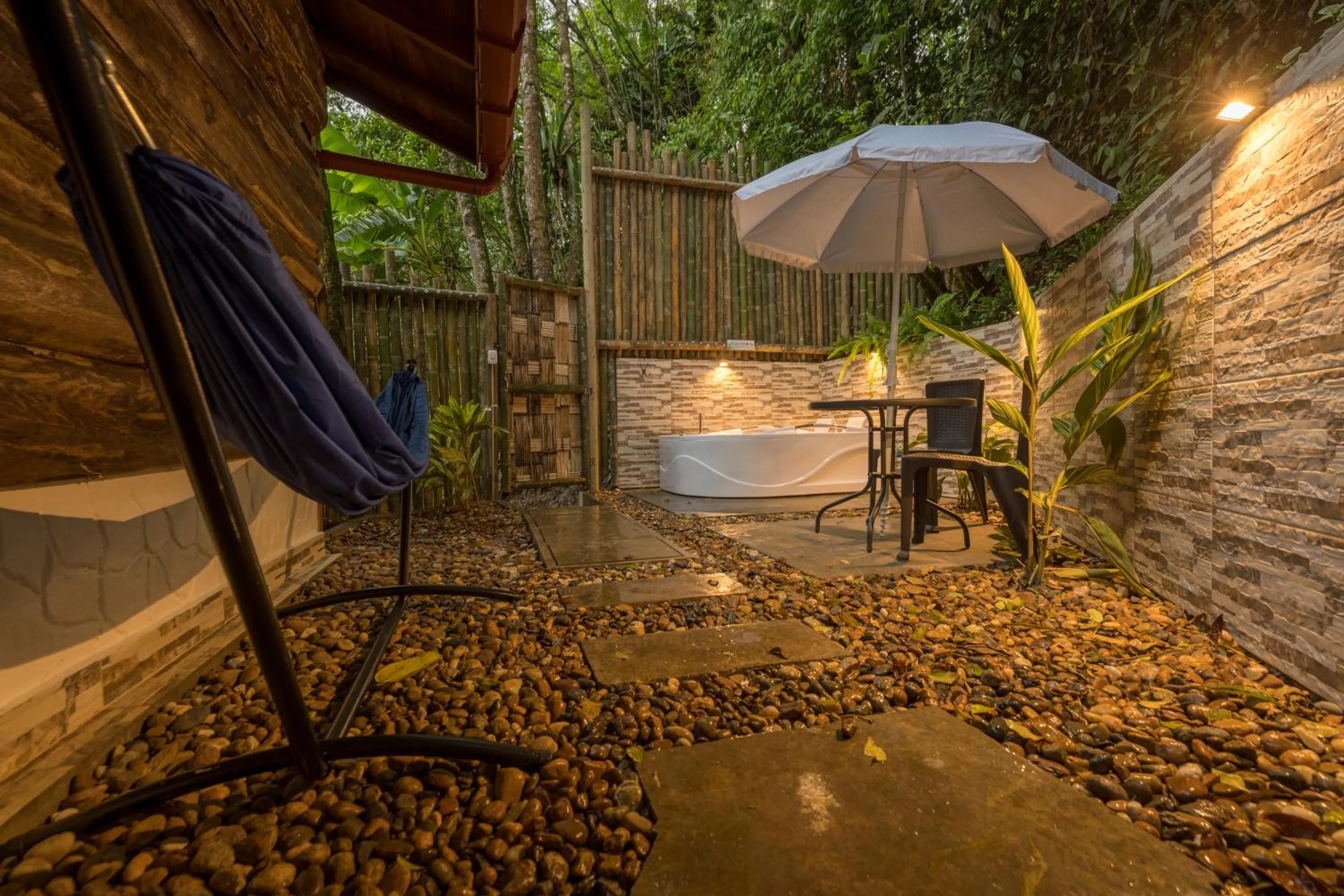 Patio in Ecohotel Piedemonte