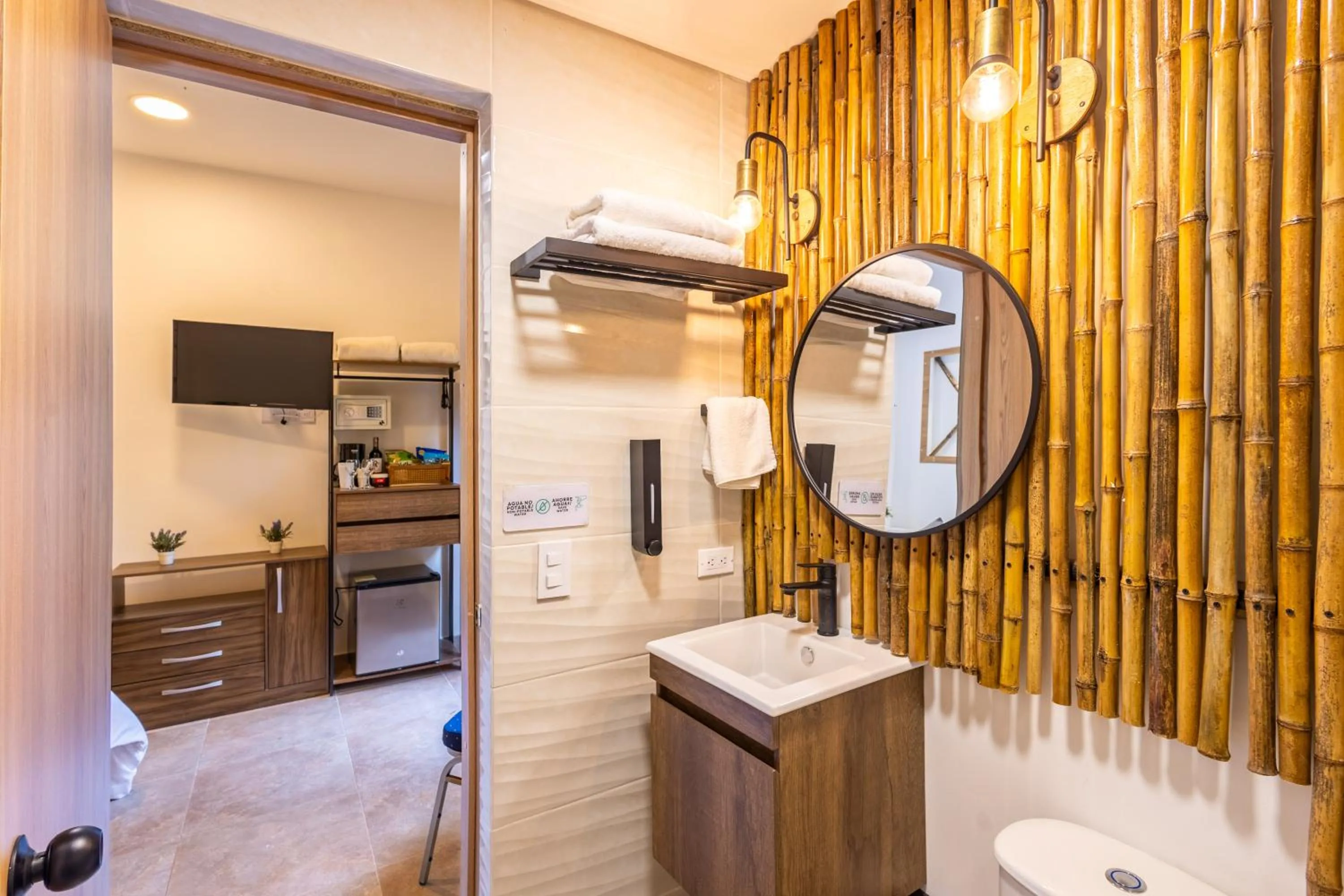 Bathroom in Ecohotel Piedemonte