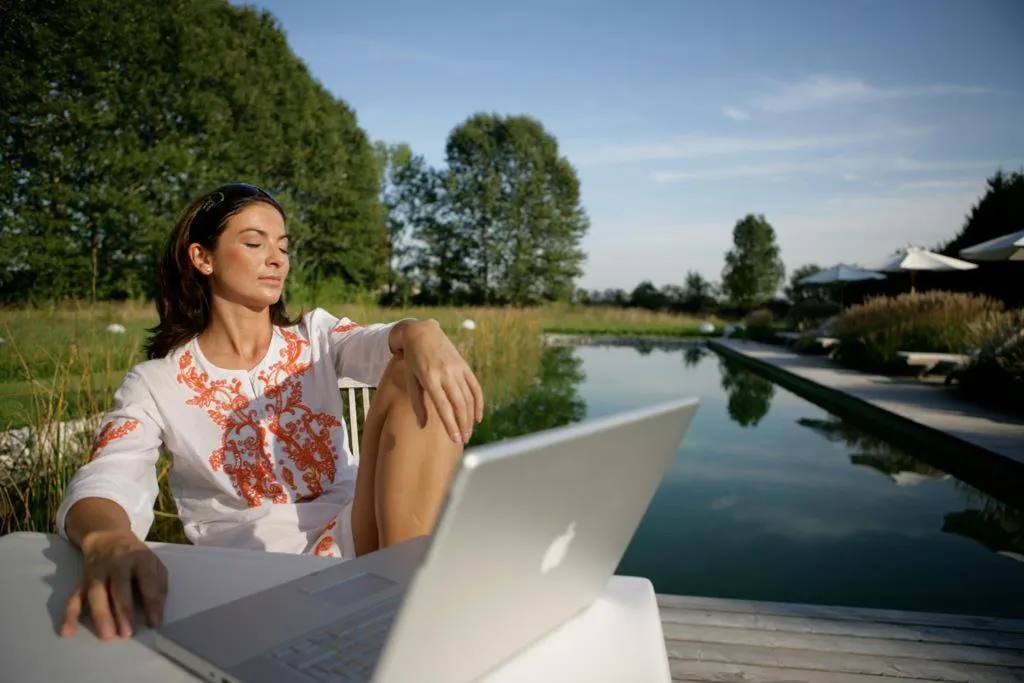 Garden view in Schloss Mühldorf