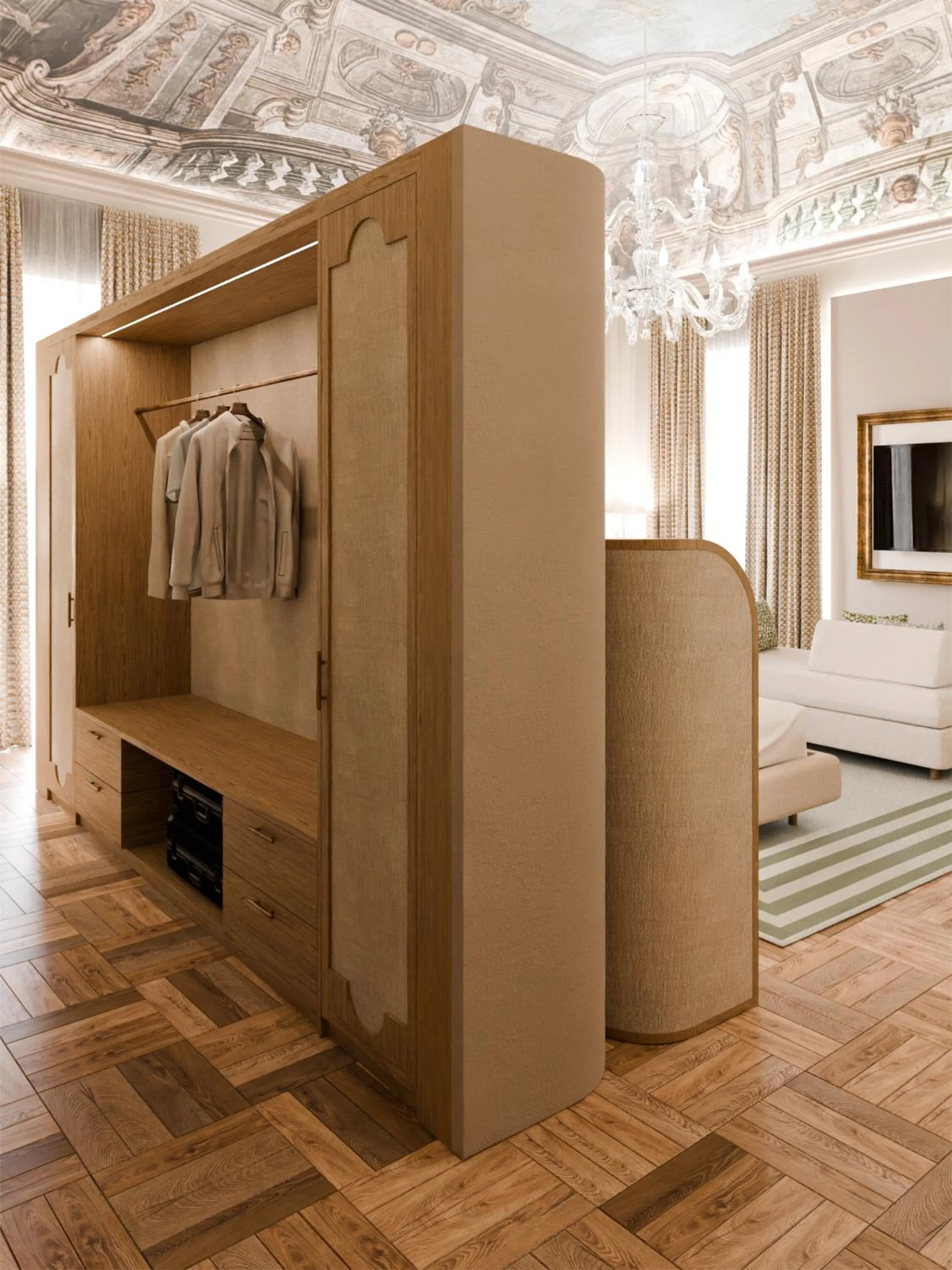 Bedroom in Rosetta Hotel Perugia Tapestry Collection By Hilton