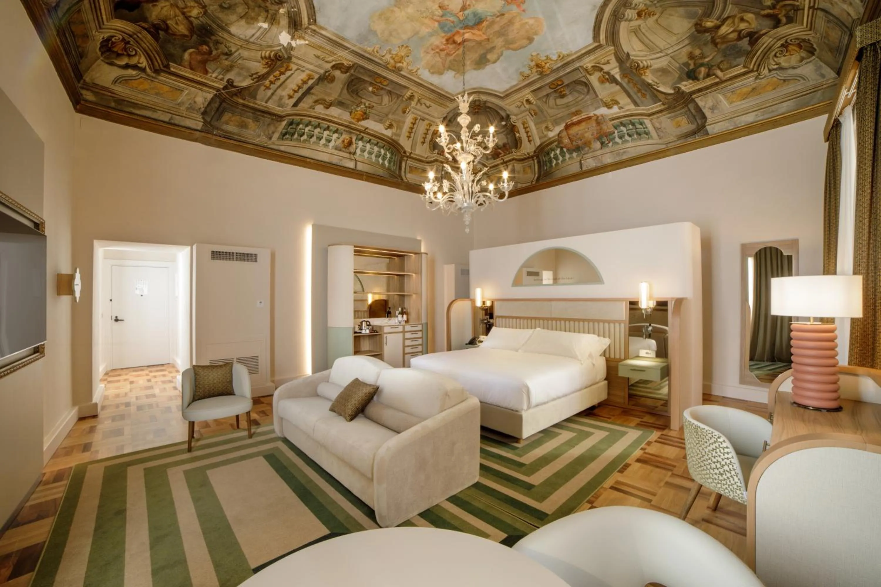 Bed in Rosetta Hotel Perugia Tapestry Collection By Hilton