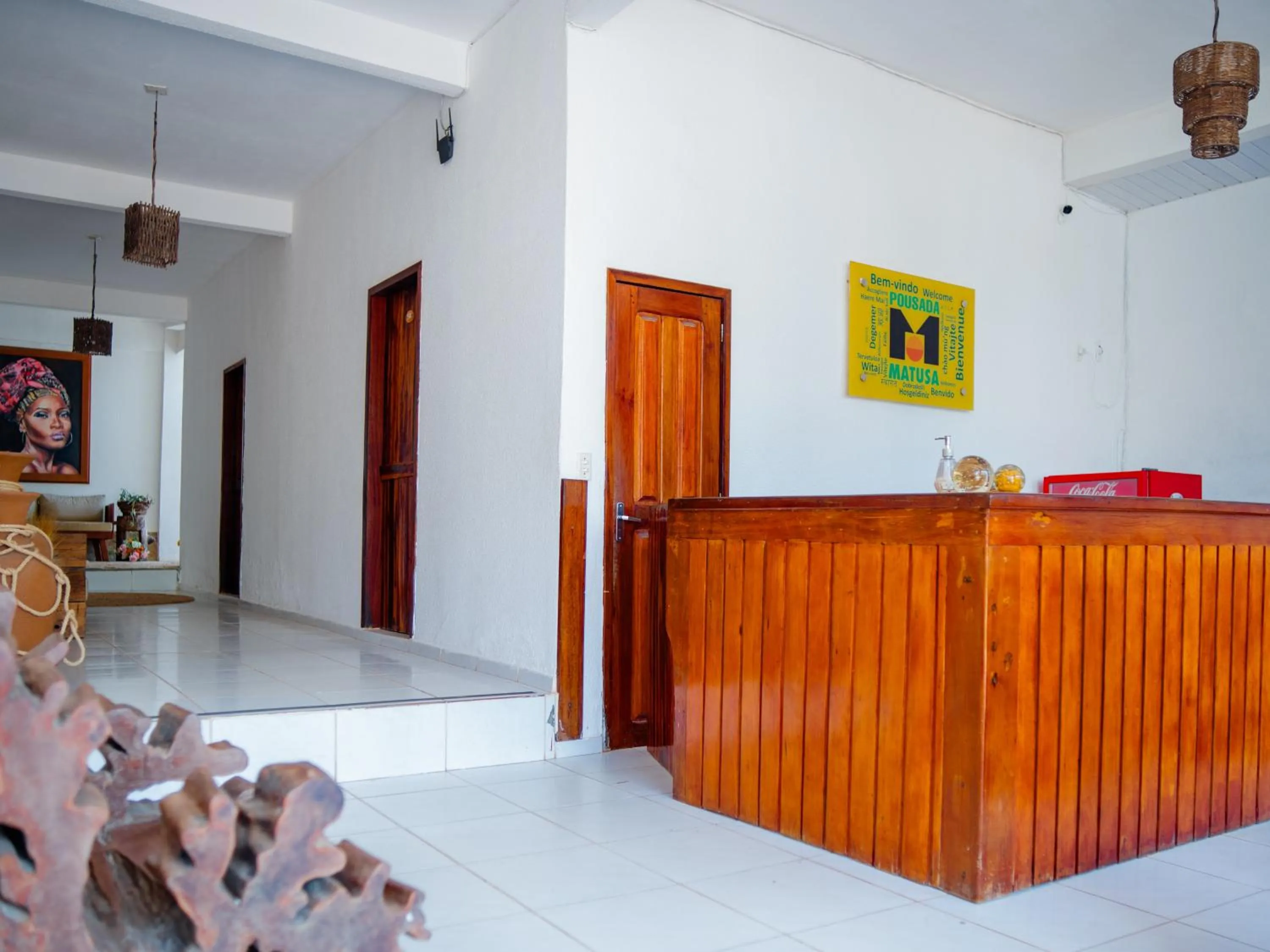 Lobby or reception in Pousada Matusa