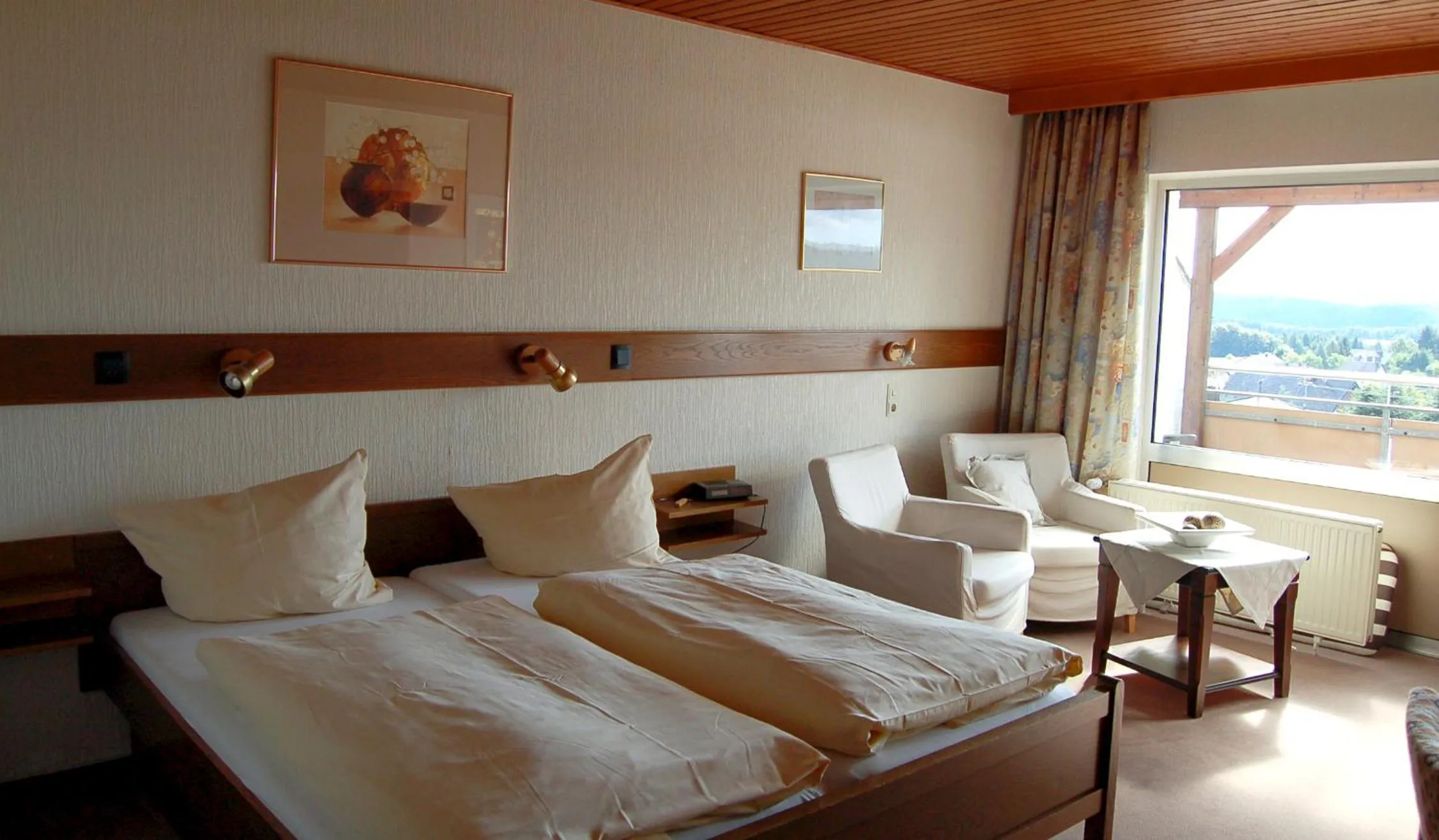 Bed in Landgasthaus Pfahl