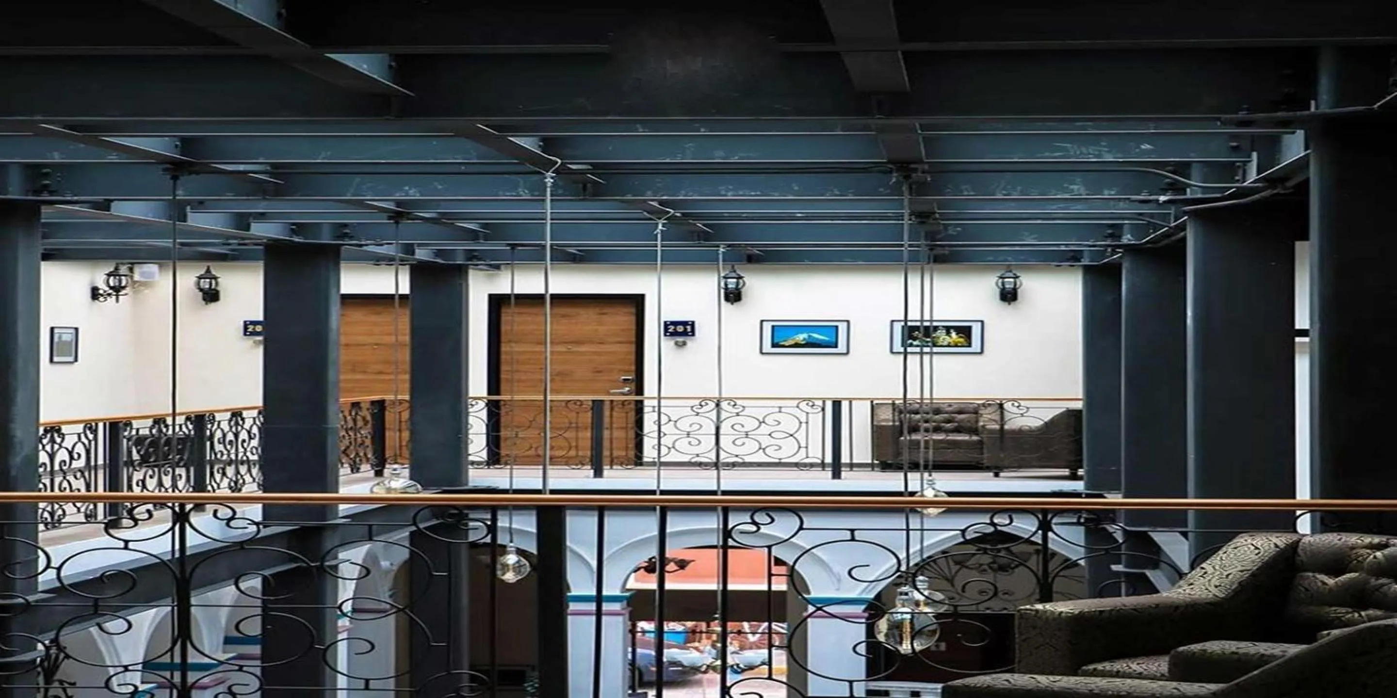 Balcony/Terrace in Mansion Azul Cholula