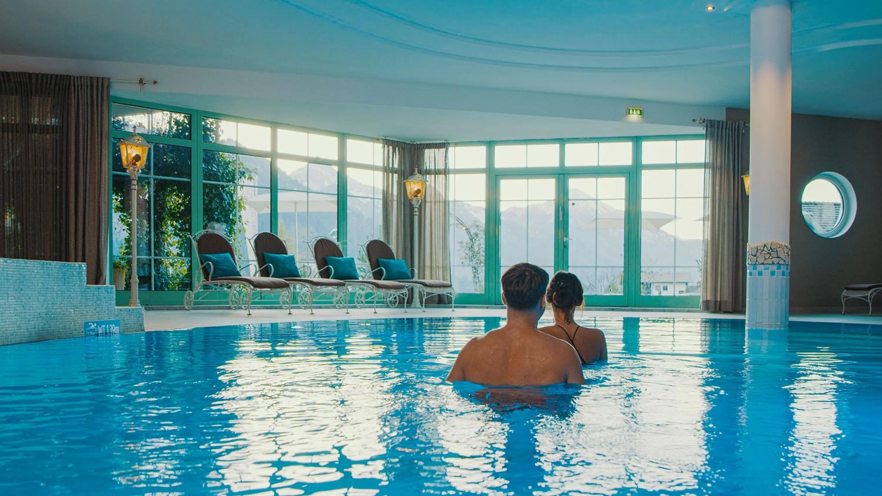 Swimming pool in Hotel Sonnenhof