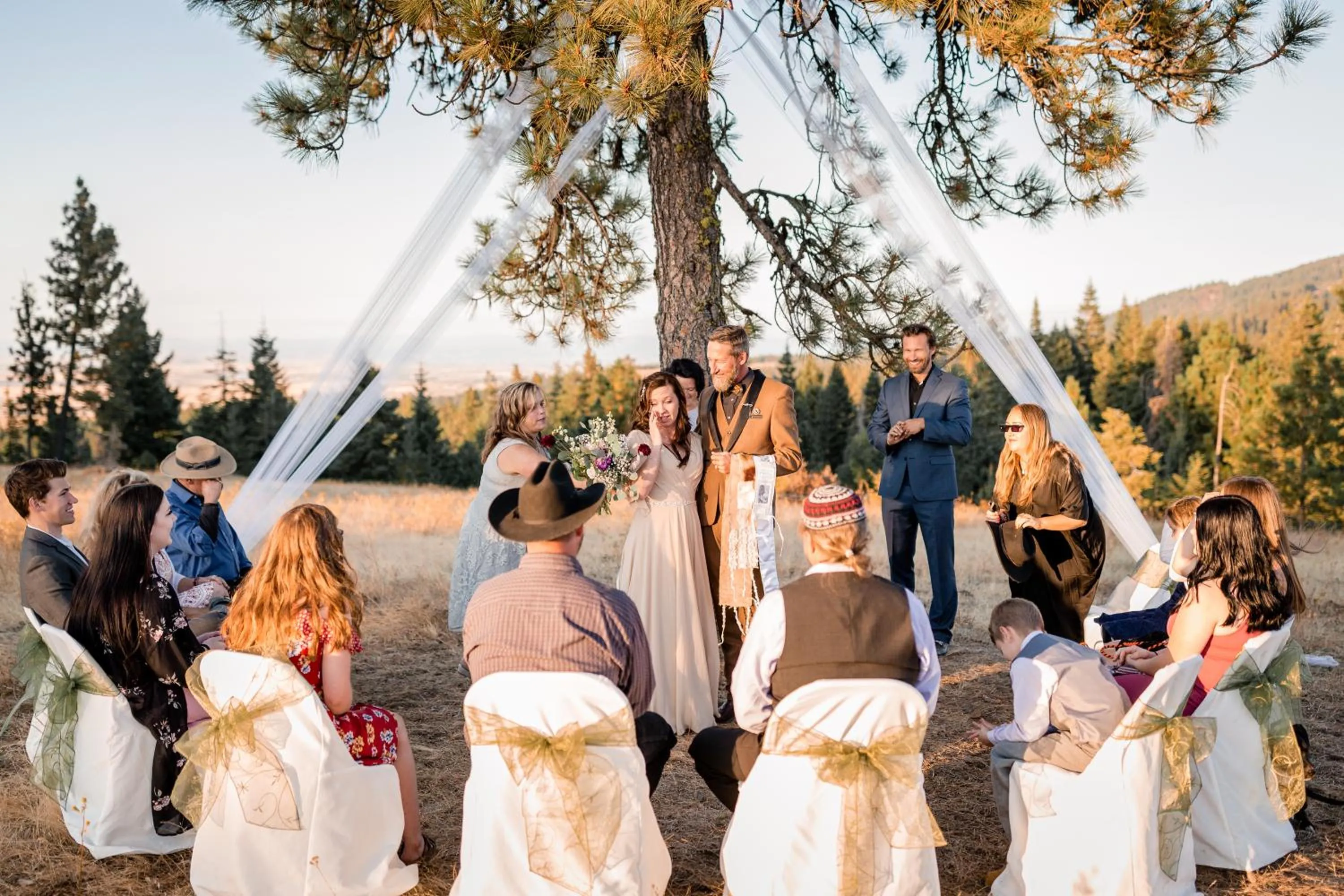 People in Whitebird Summit Lodge