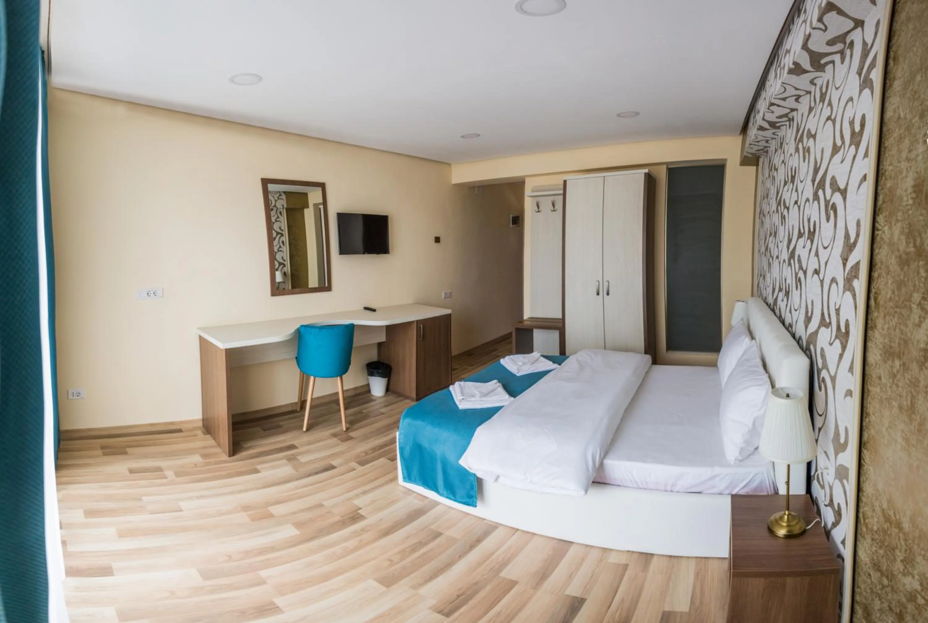 Bed in Monopoly Hotel