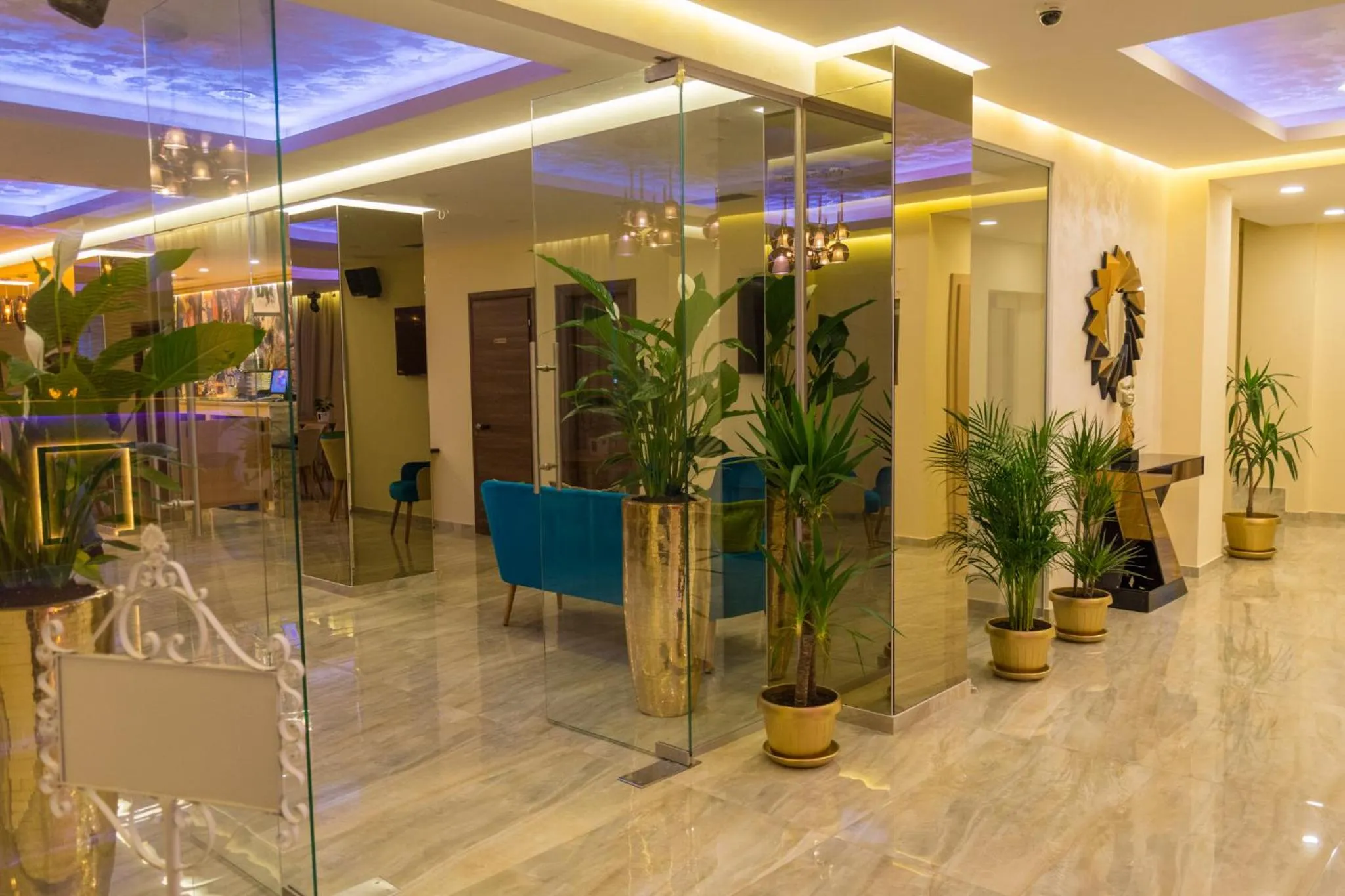 Lobby or reception in Monopoly Hotel