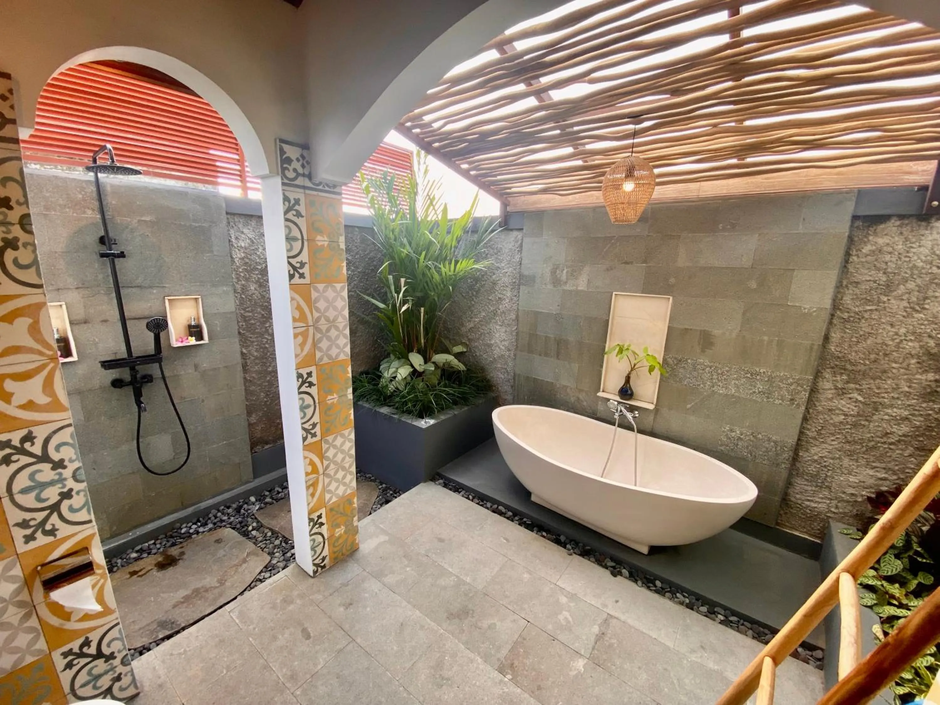 Shower in Pondok Uma Ubud