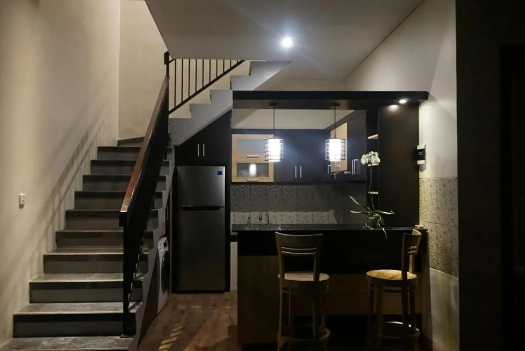 Communal kitchen in Pondok Uma Ubud