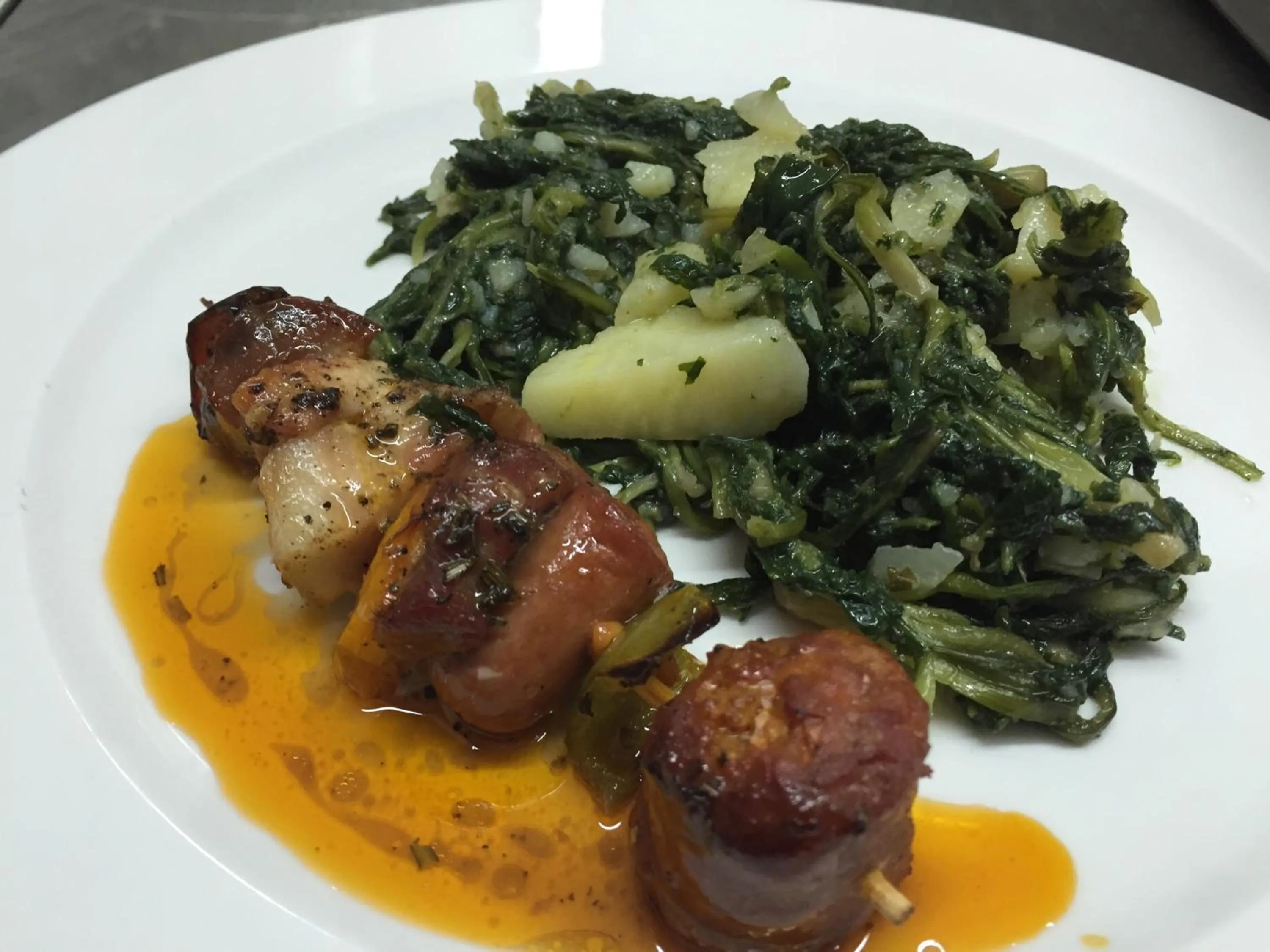 Food close-up in Hotel Onda Bleu