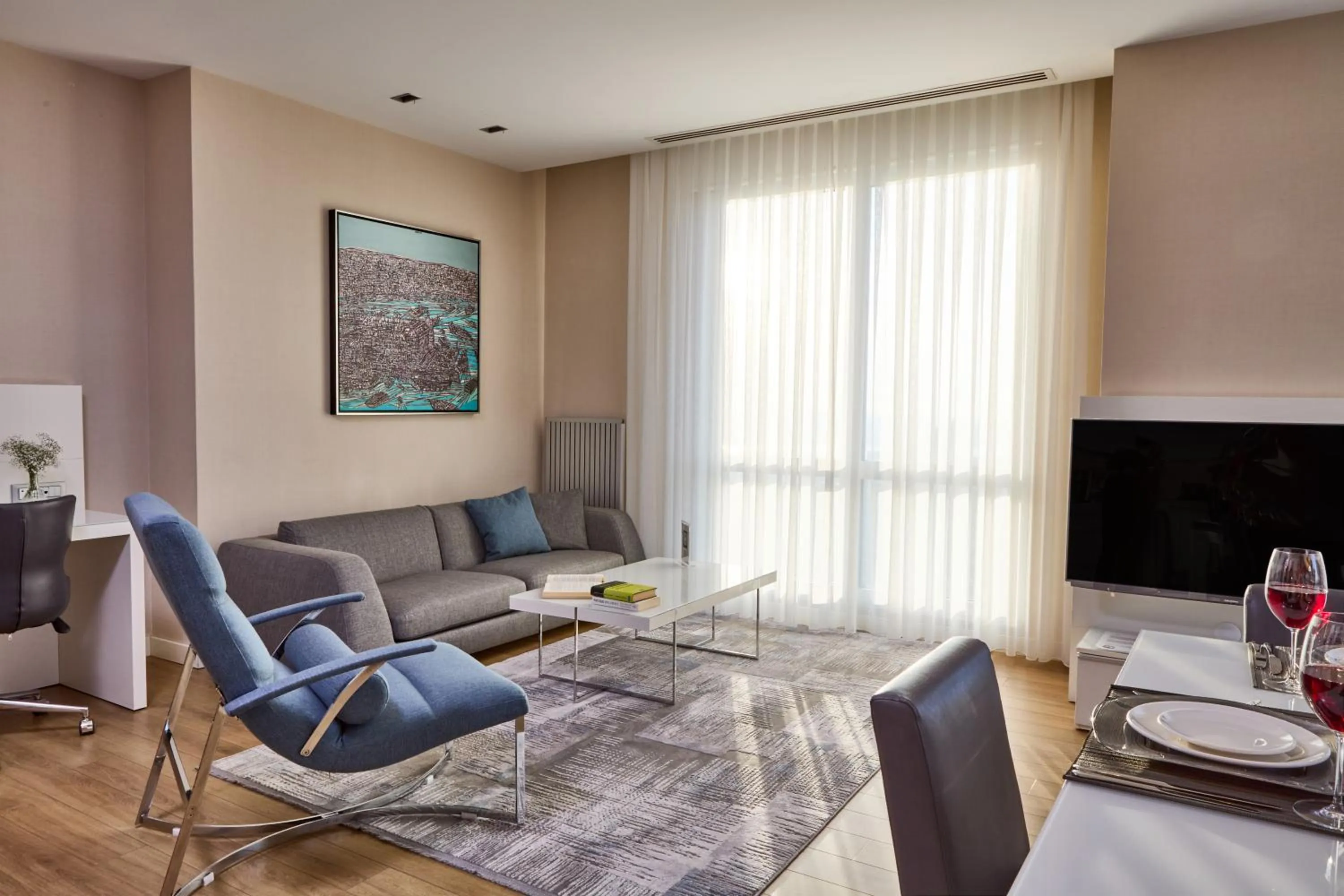 Living room in Fraser Place Anthill Istanbul