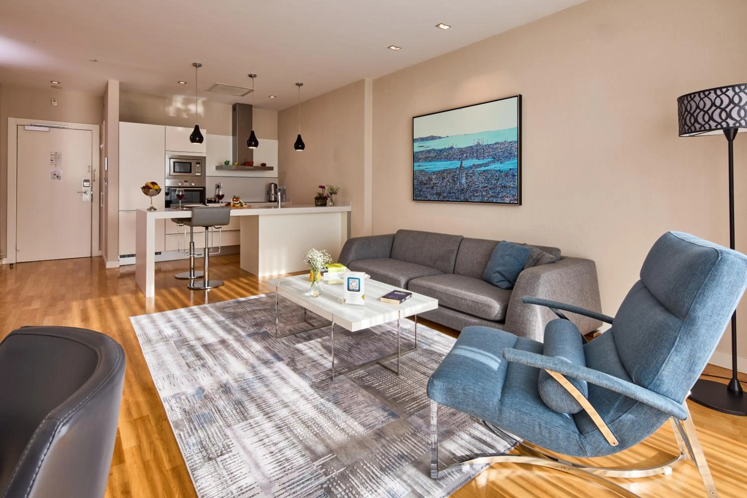 Seating area in Fraser Place Anthill Istanbul