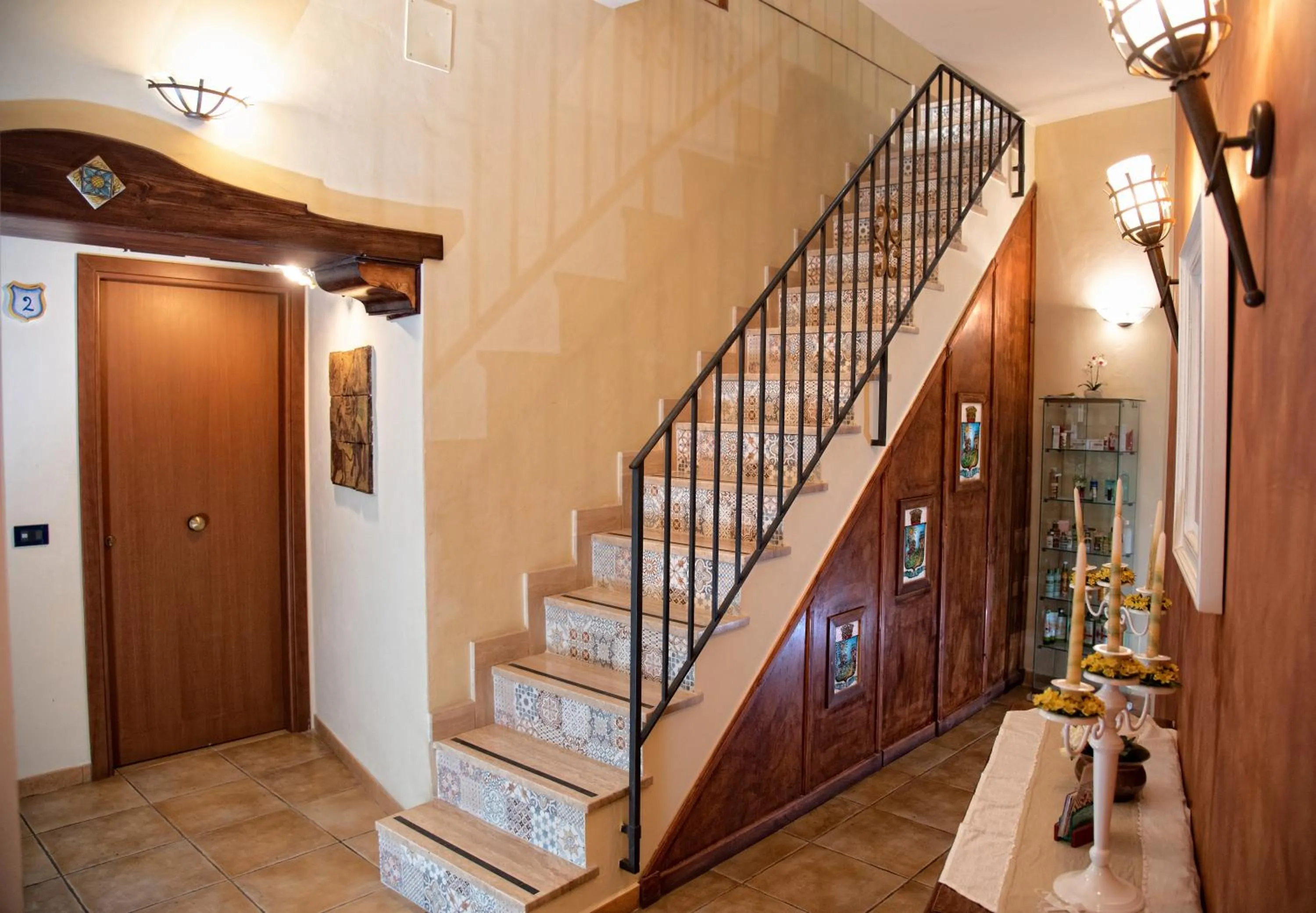 Decorative detail in Bed & Breakfasts Conte Perollo