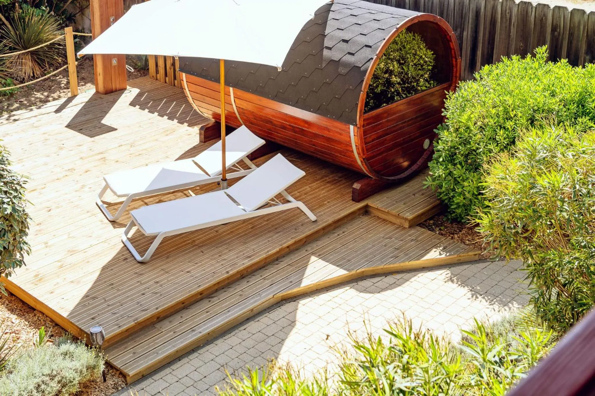 Patio in Hotel de La Plage