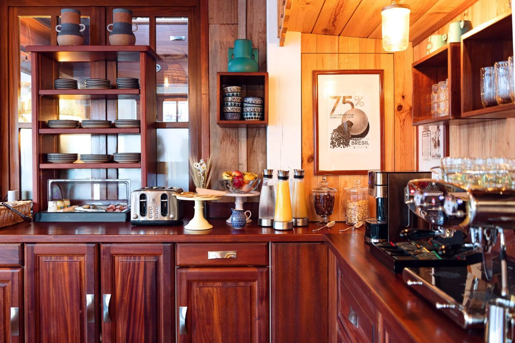 Food and drinks in Hotel de La Plage