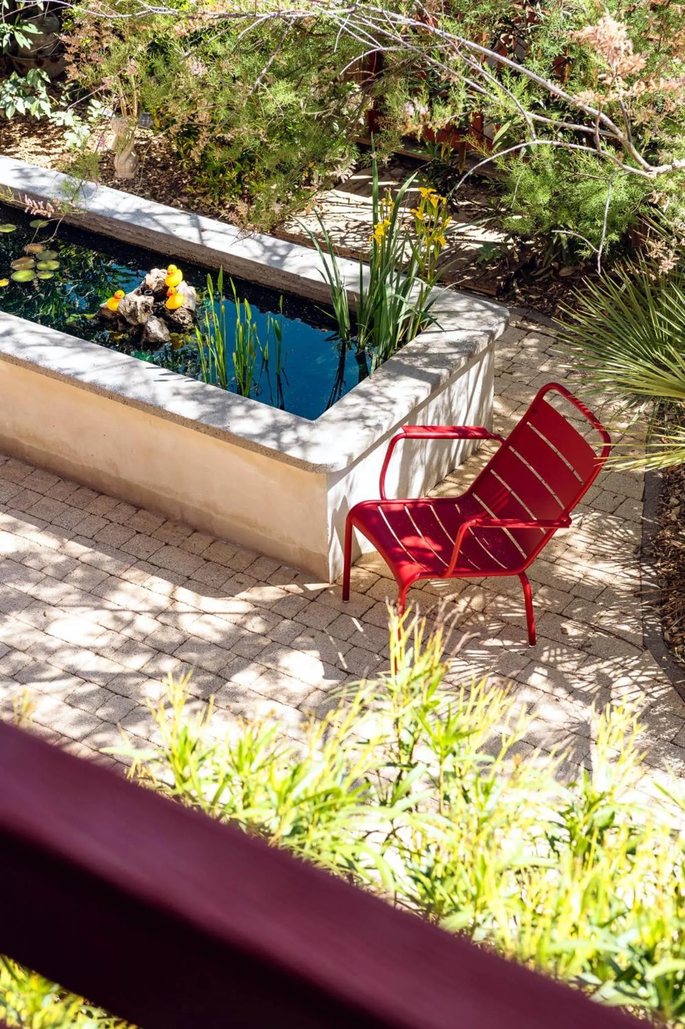 Pool view in Hotel de La Plage