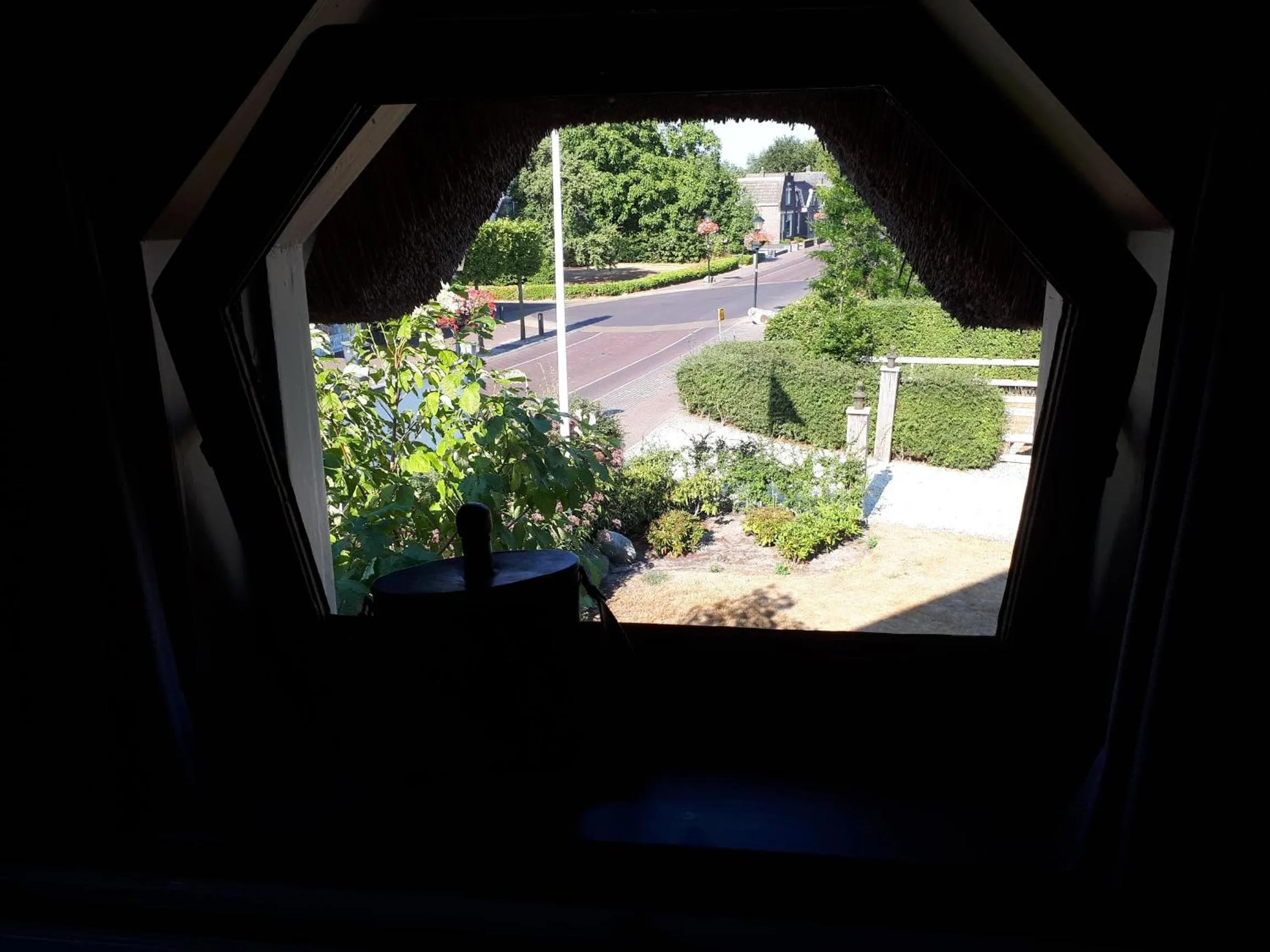 Garden view in B&B De Meidoornhof