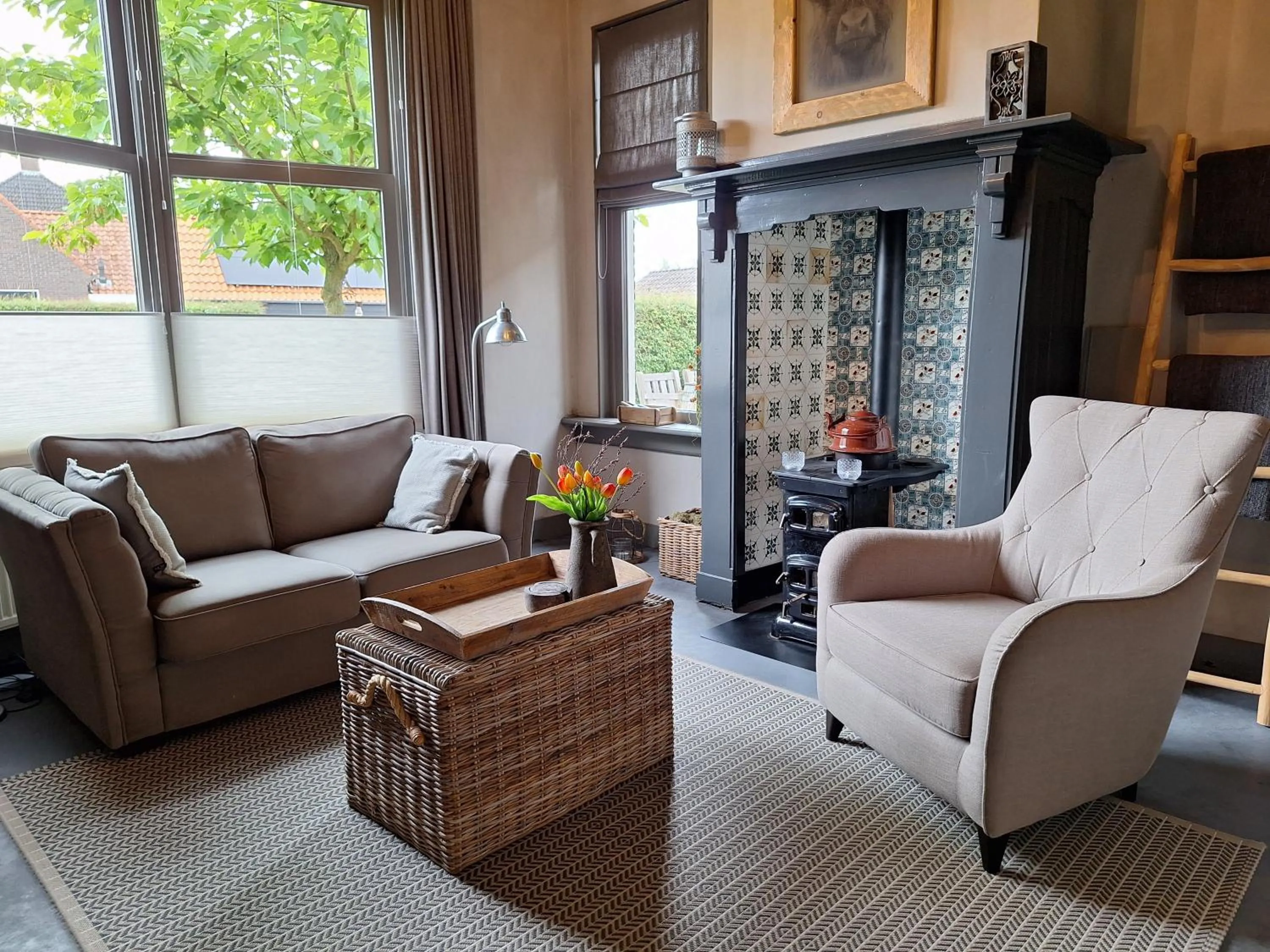 Living room in B&B De Meidoornhof