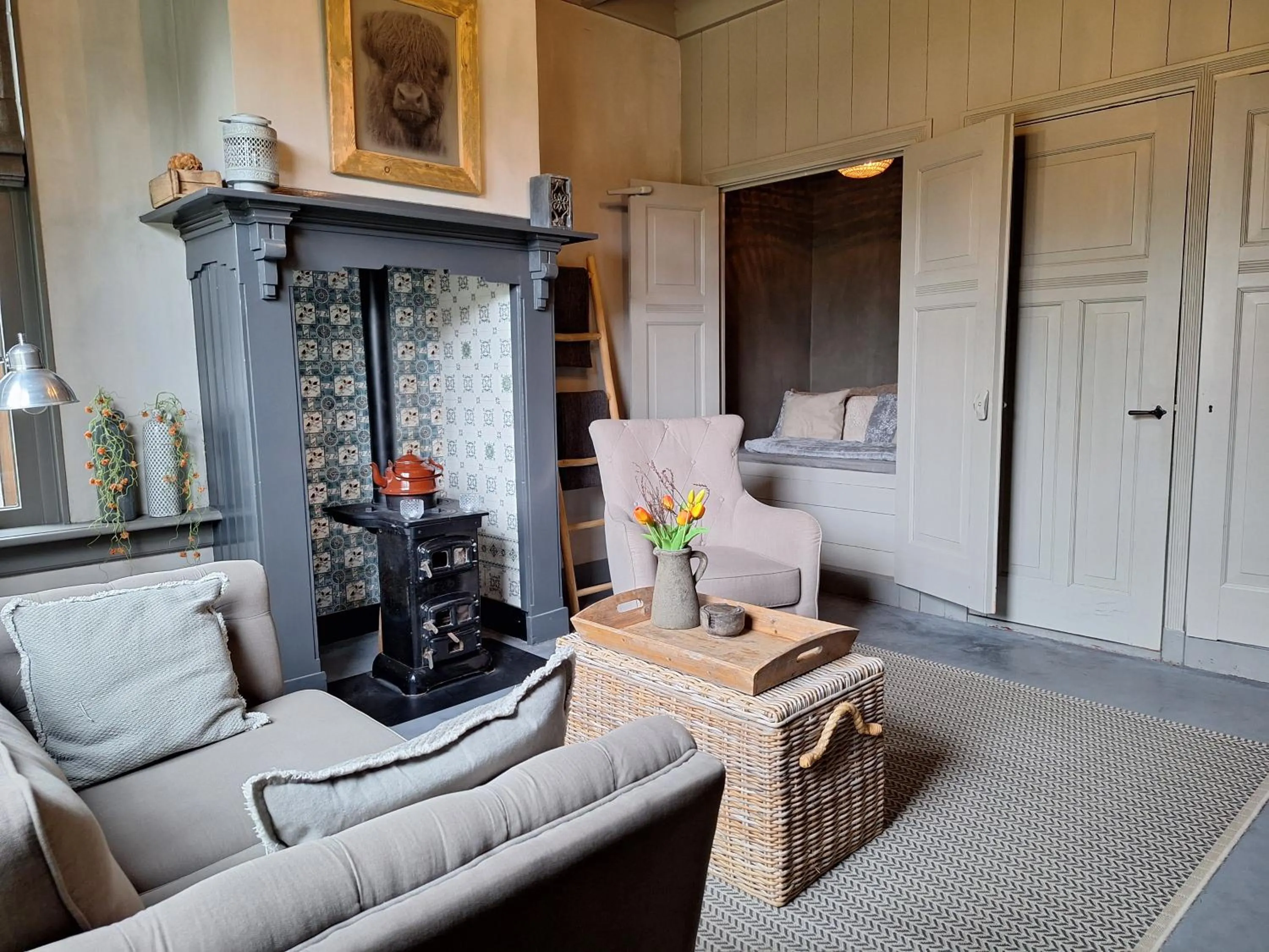 Living room in B&B De Meidoornhof