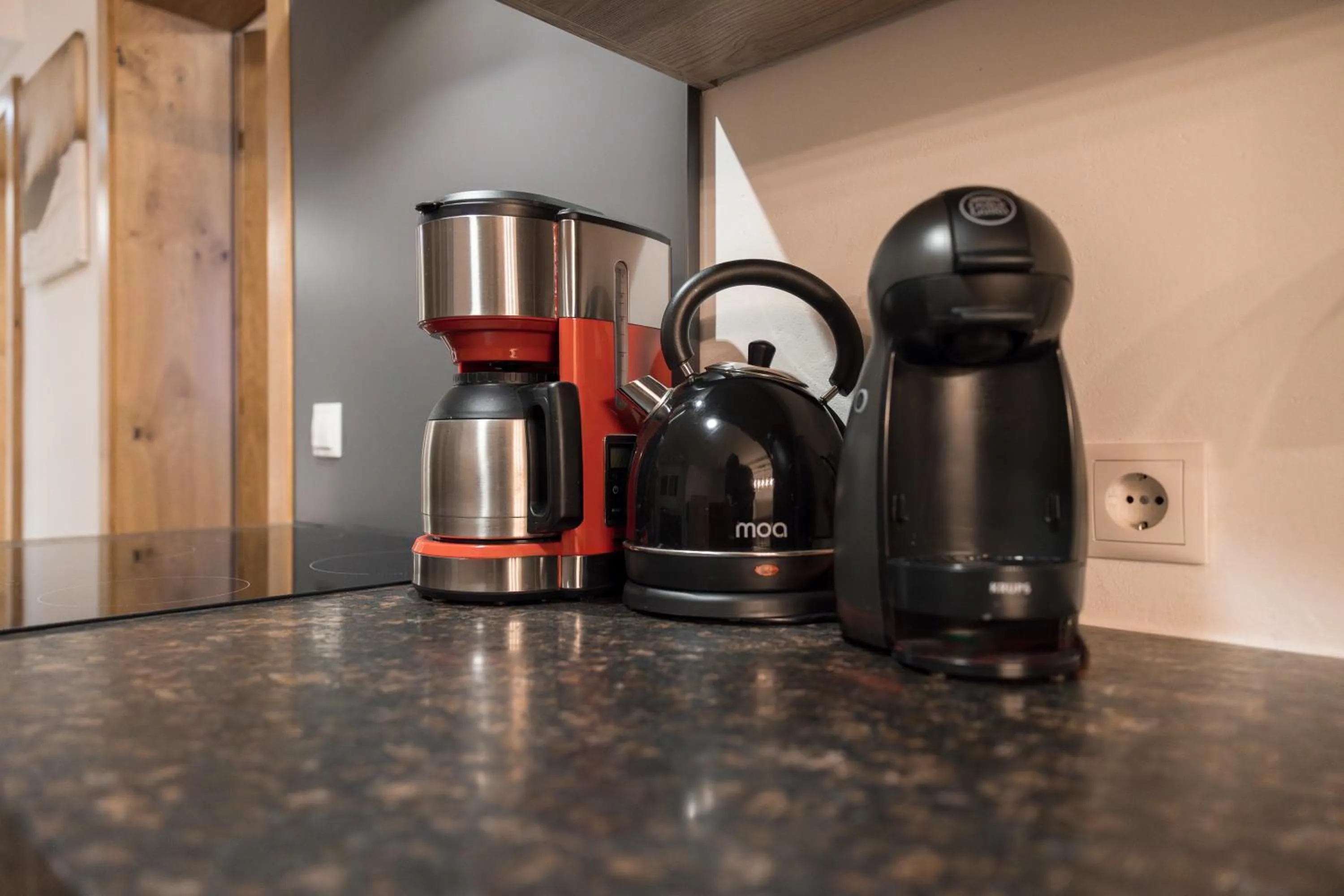 kitchen in Aparthotel Herzblick GmbH