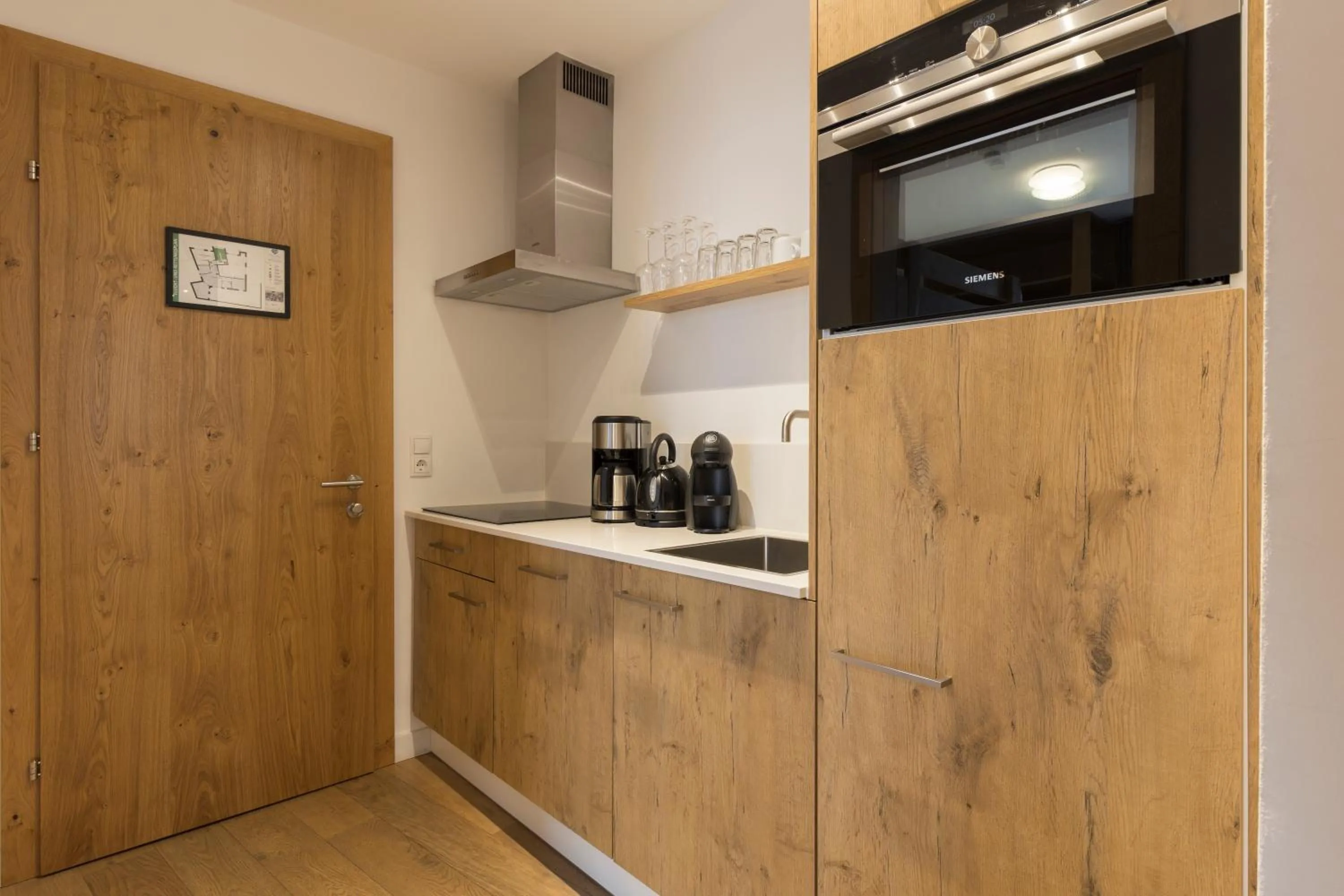 kitchen in Aparthotel Herzblick GmbH