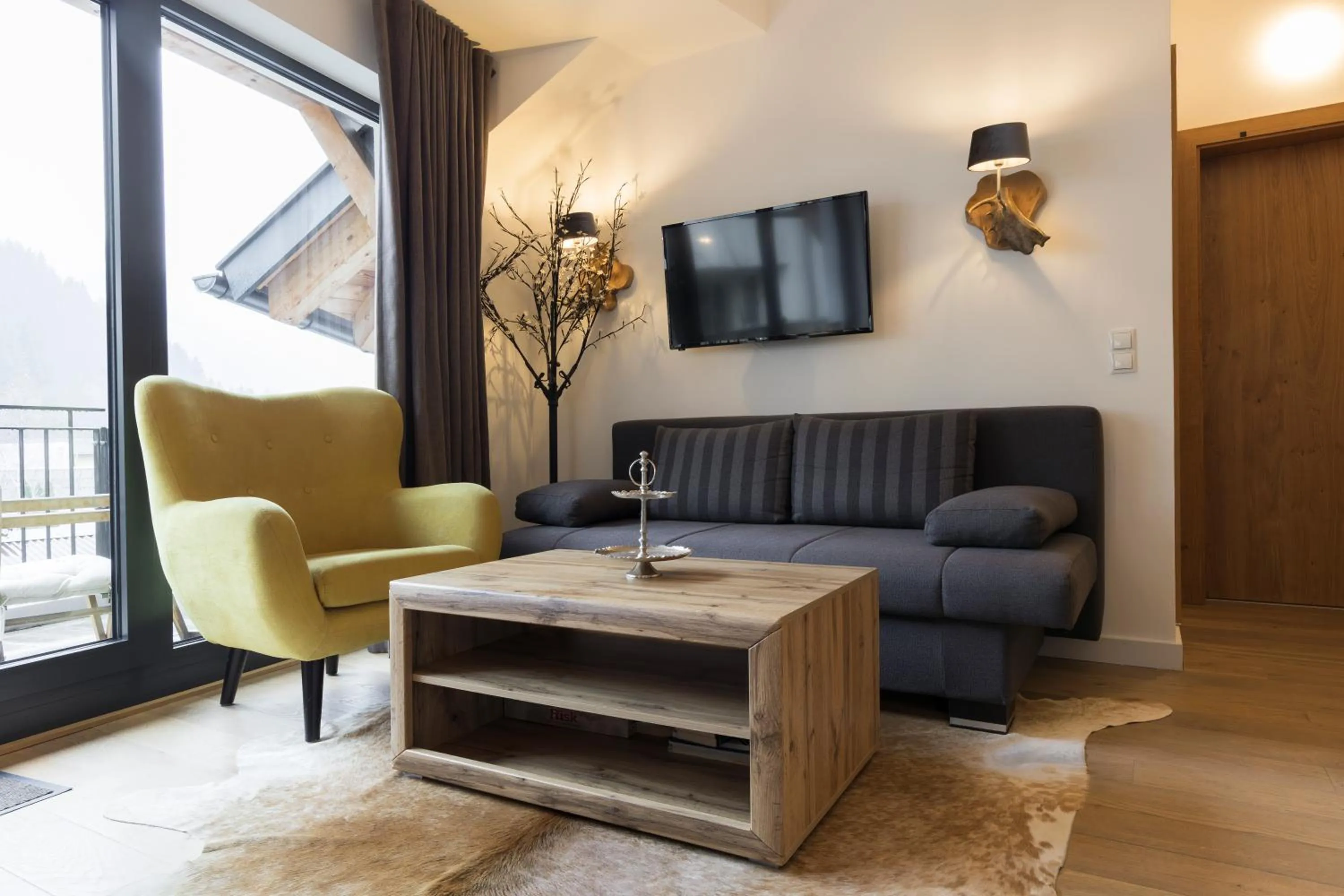 Living room in Aparthotel Herzblick GmbH