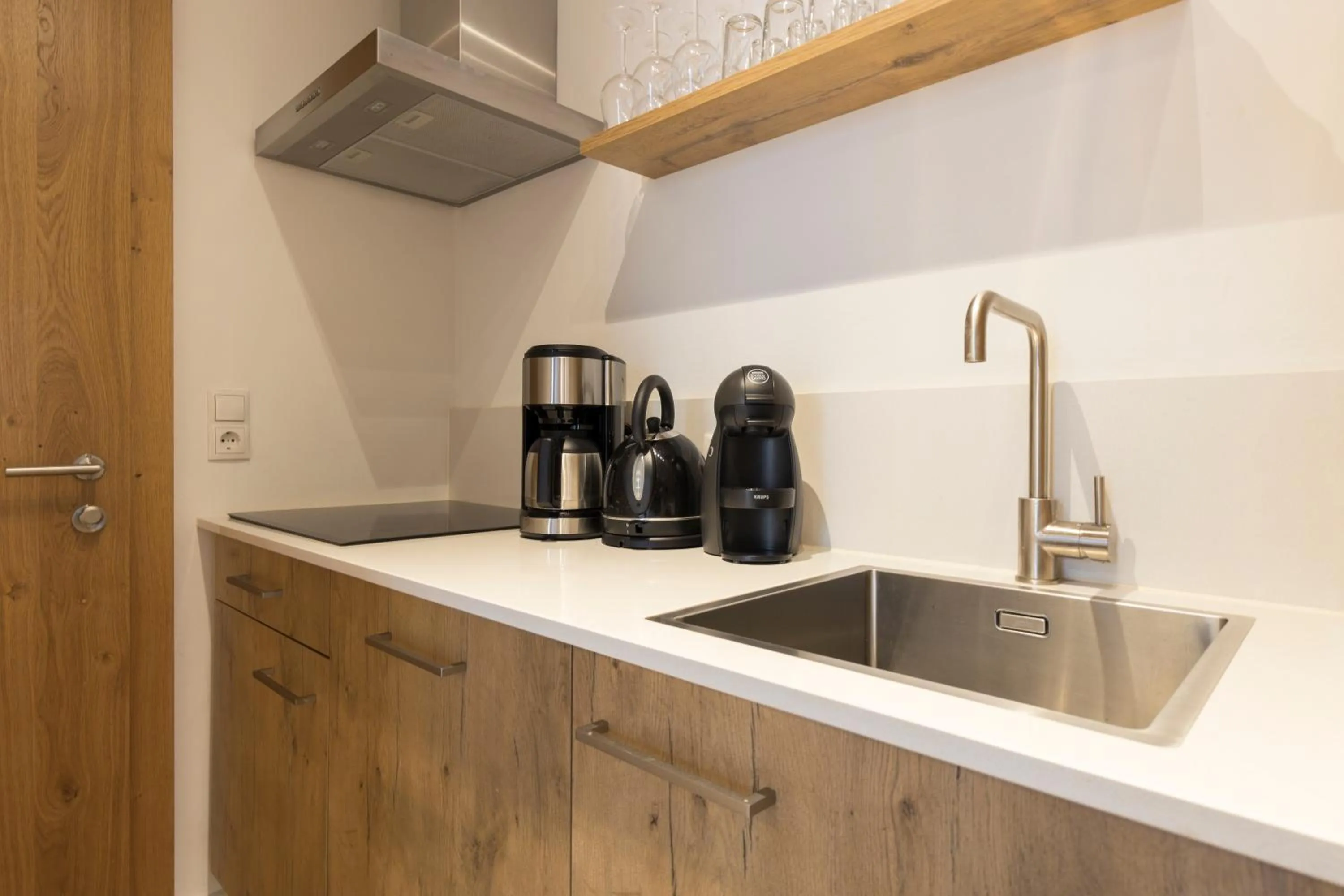 kitchen in Aparthotel Herzblick GmbH