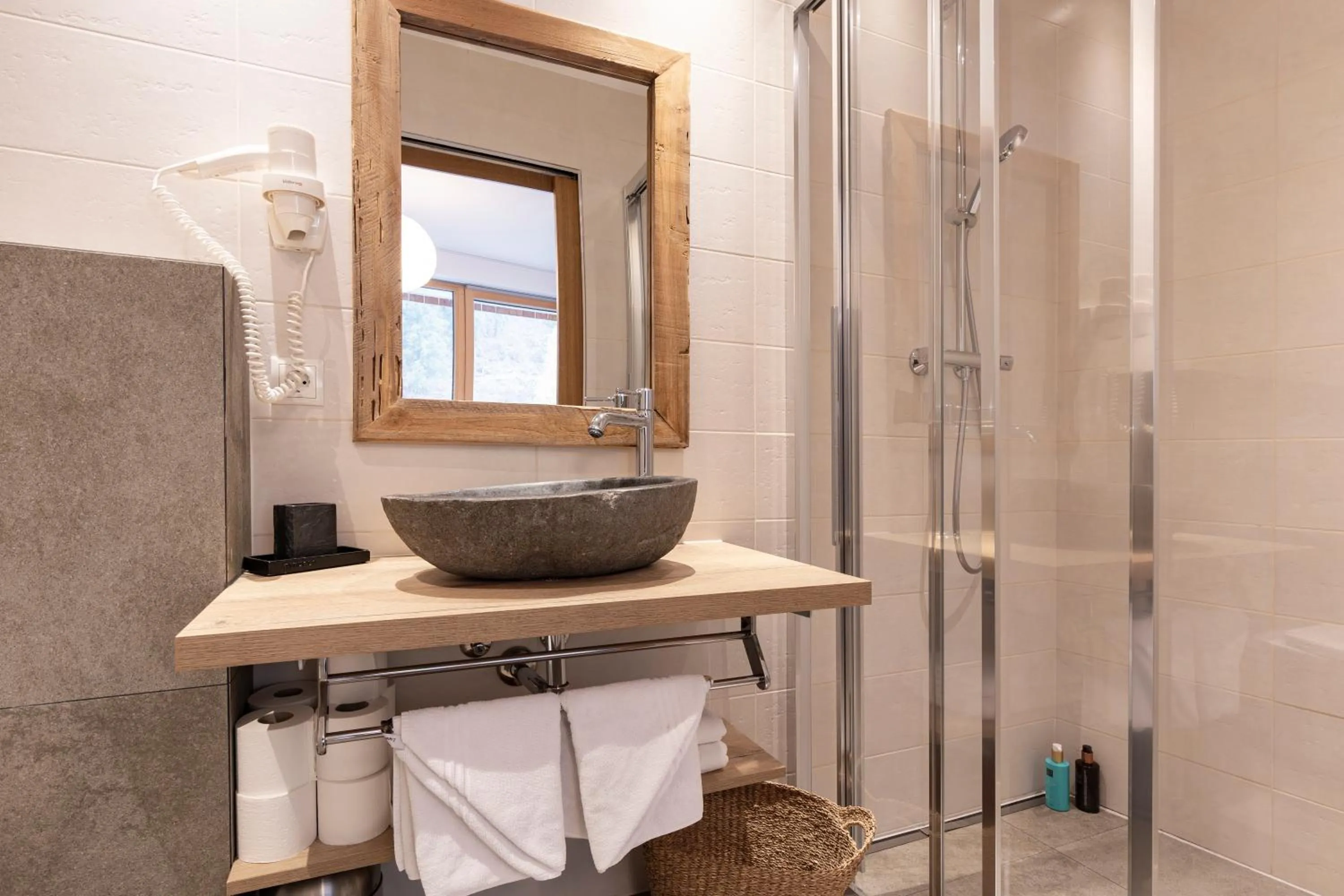 Bathroom in Aparthotel Herzblick GmbH