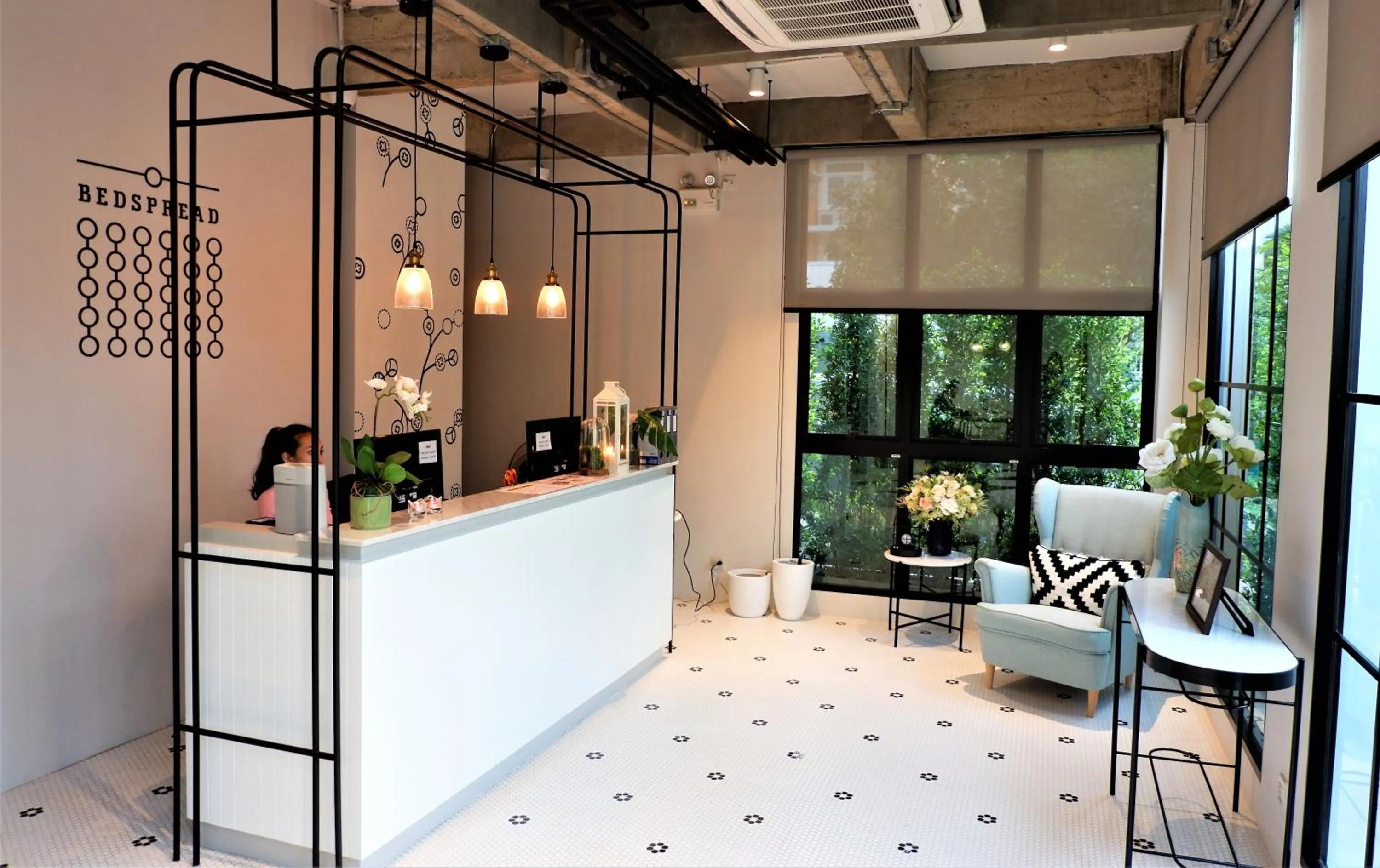 Living room in Bedspread Hostel