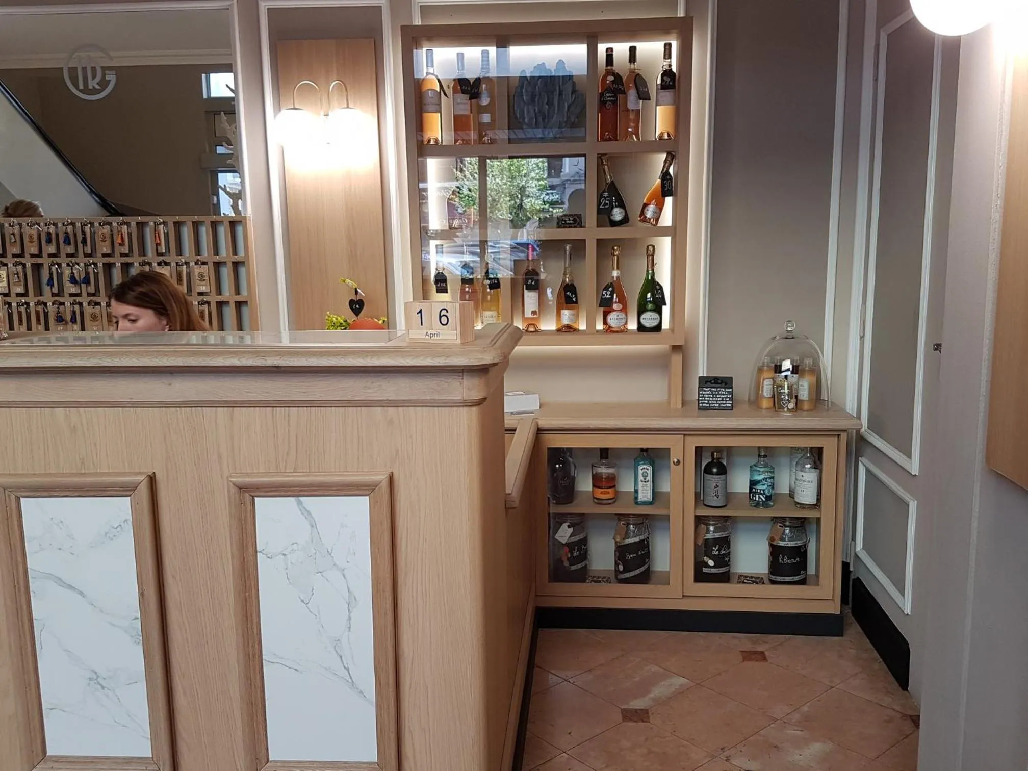 Lobby or reception in Grand Hôtel Richelieu