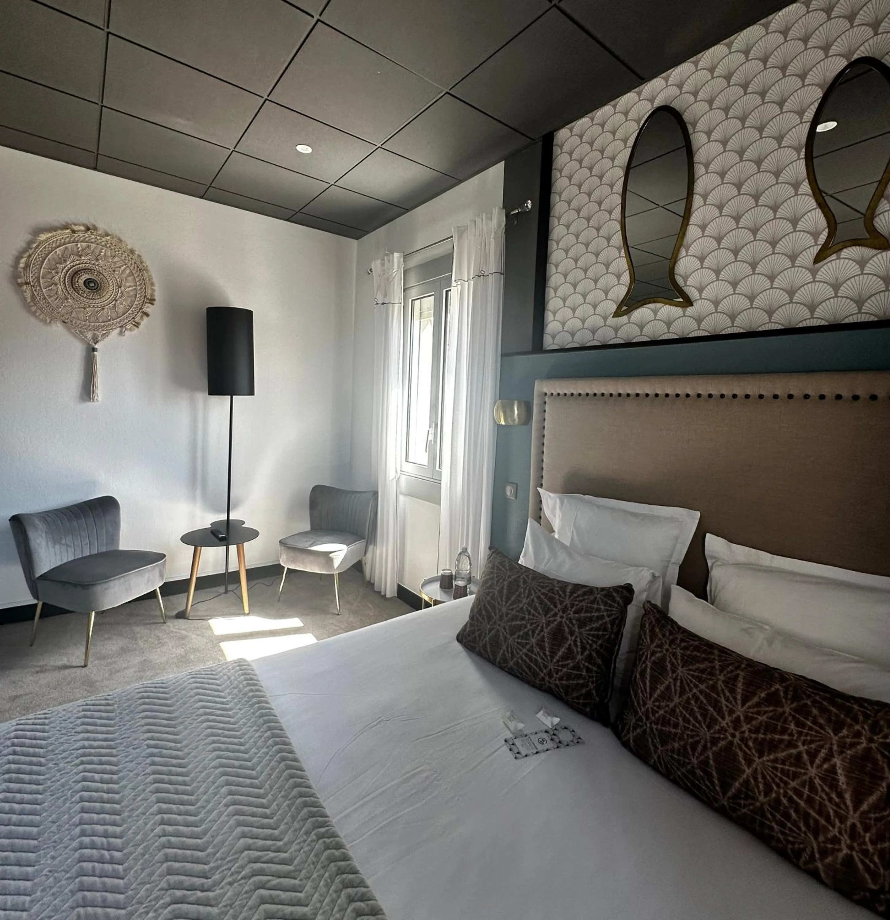 Bed in Grand Hôtel Richelieu