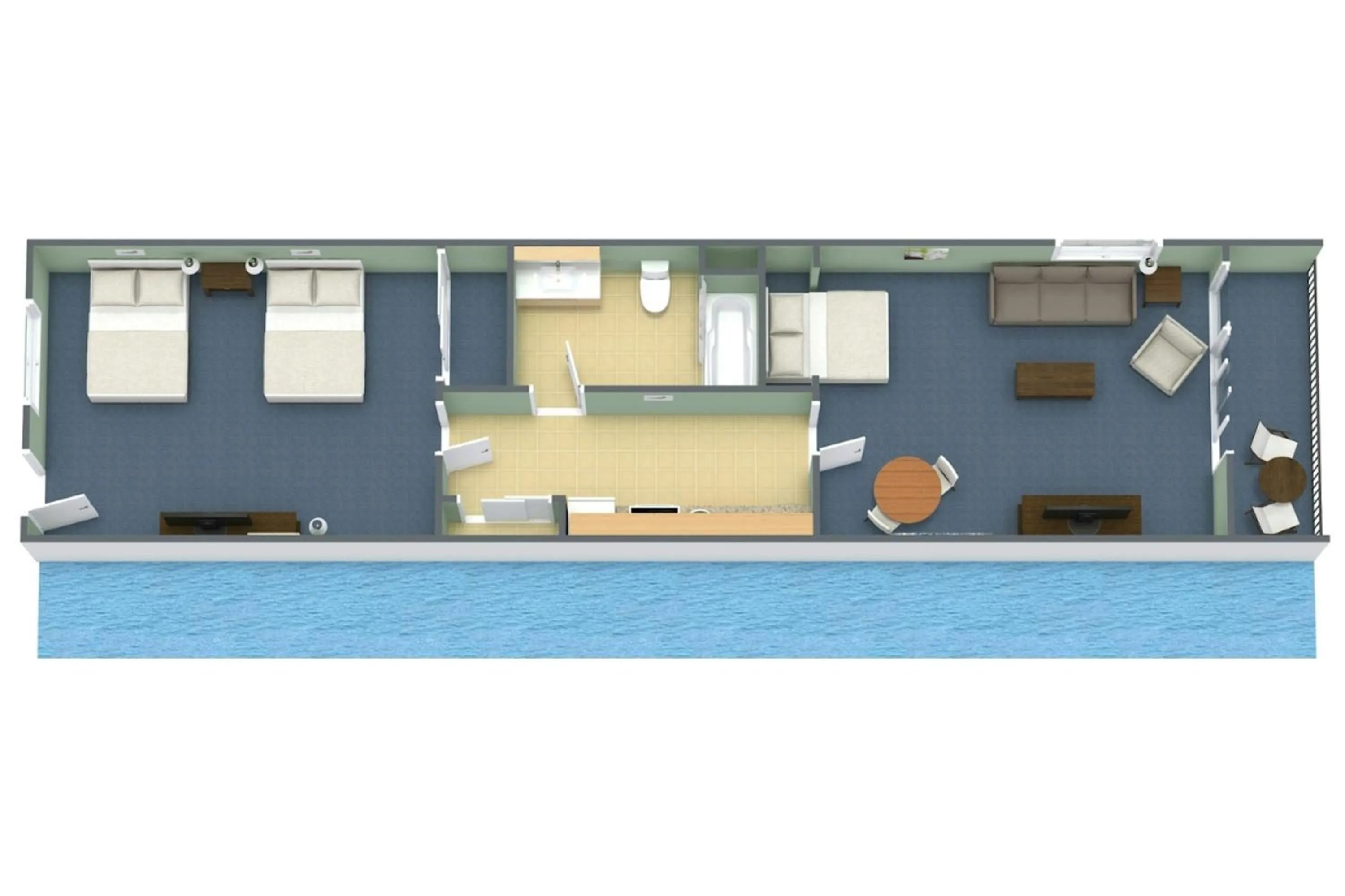 Floor plan in Compass Cove