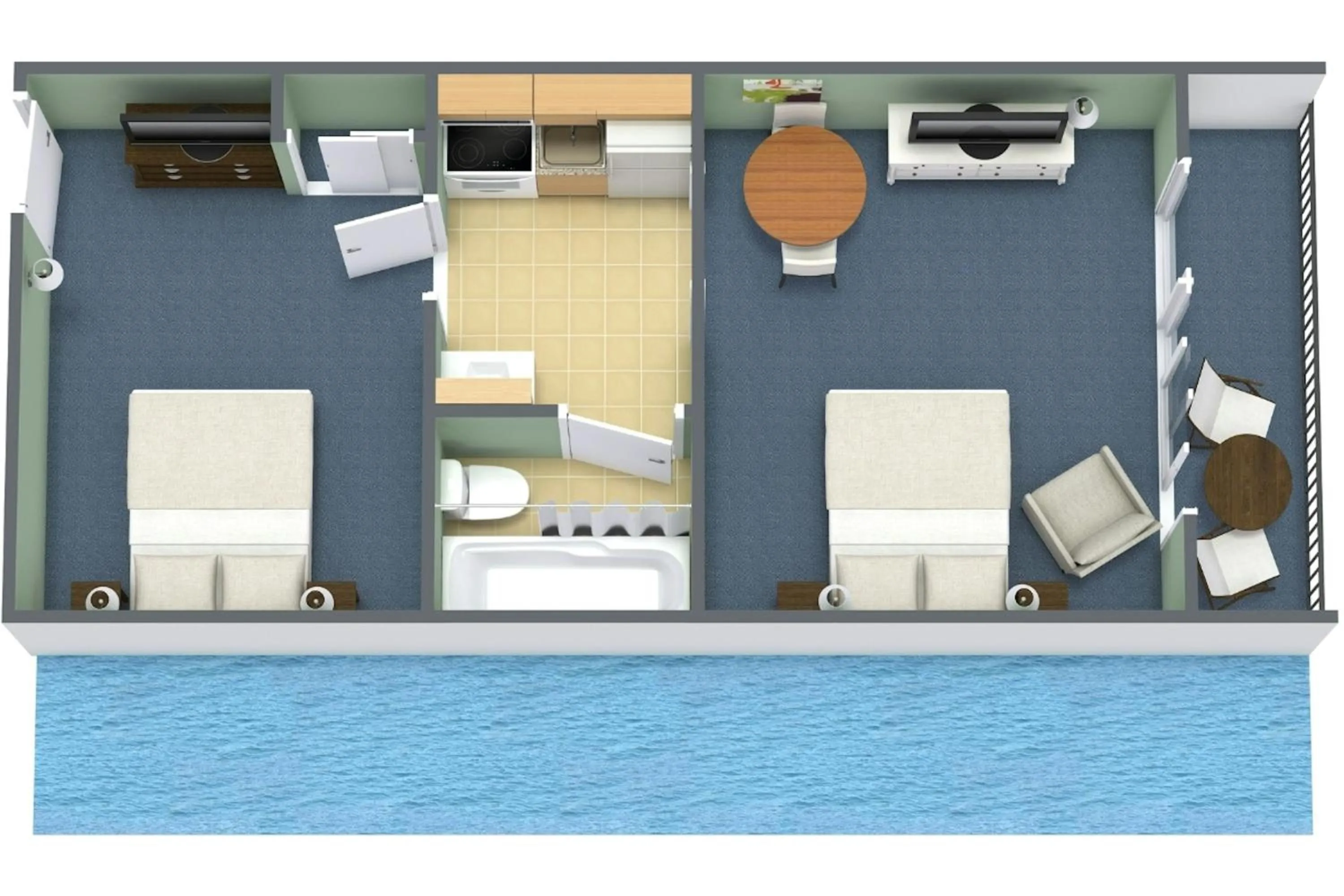 Floor plan in Compass Cove