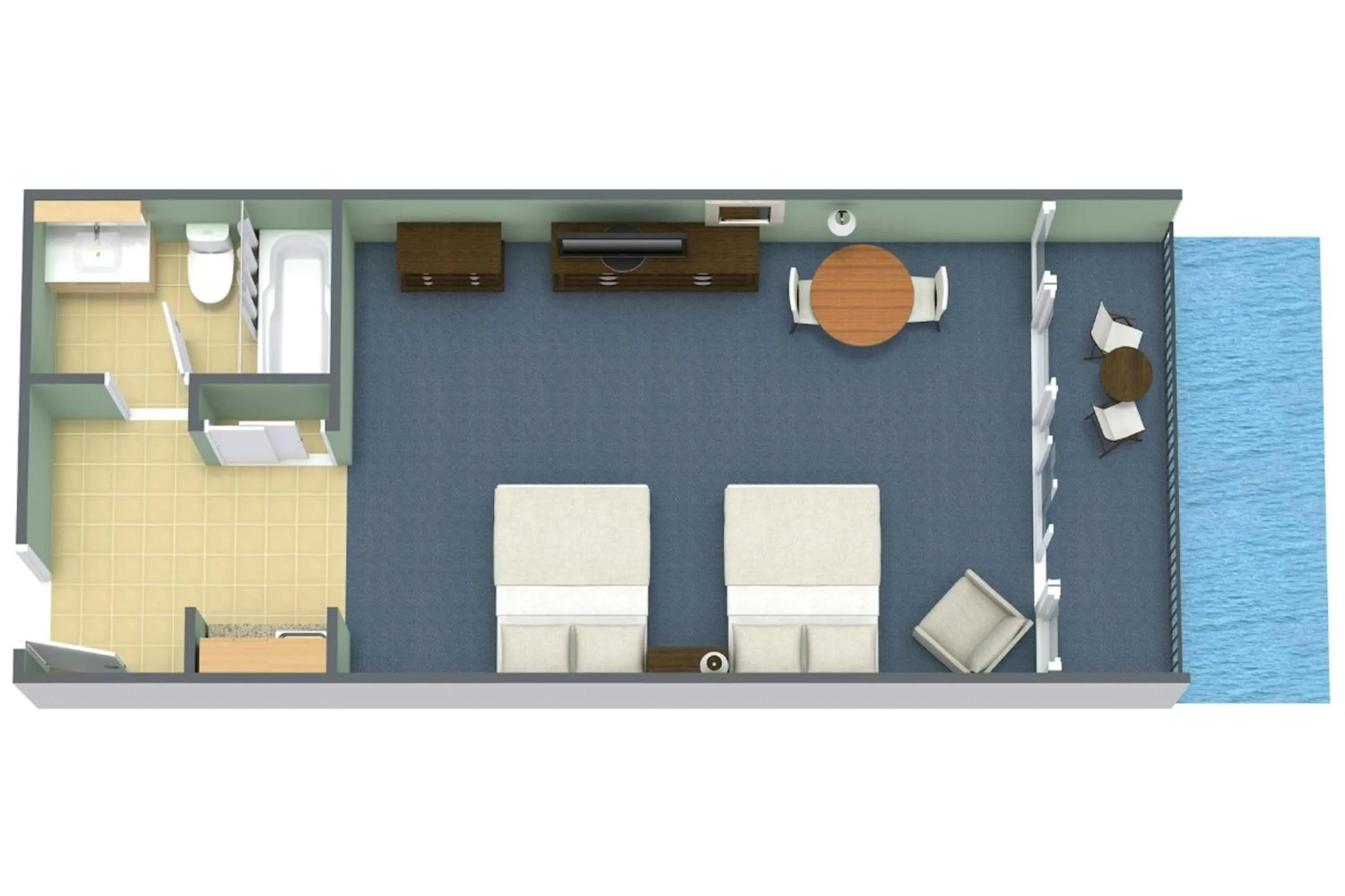 Floor plan in Compass Cove