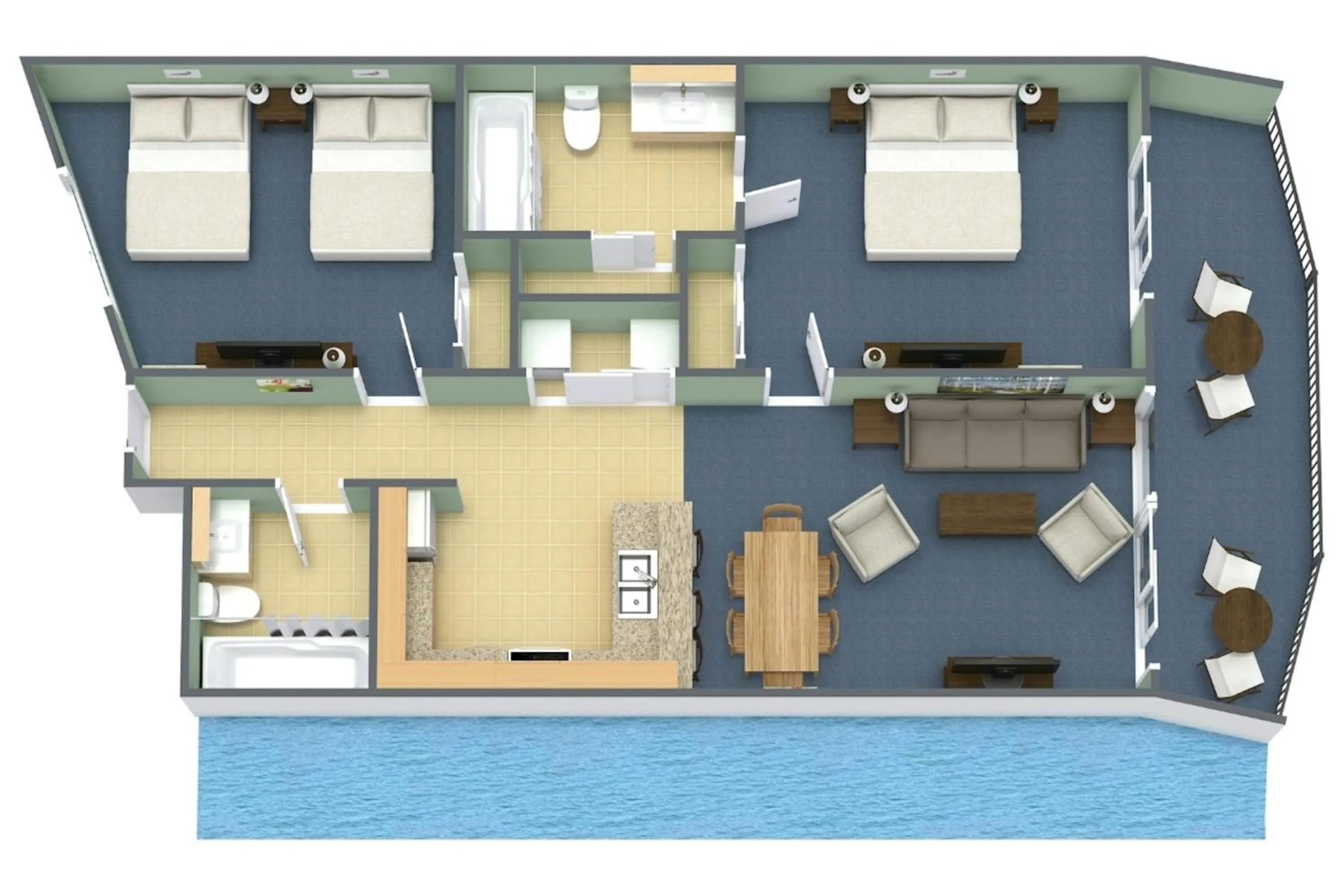 Floor plan in Compass Cove