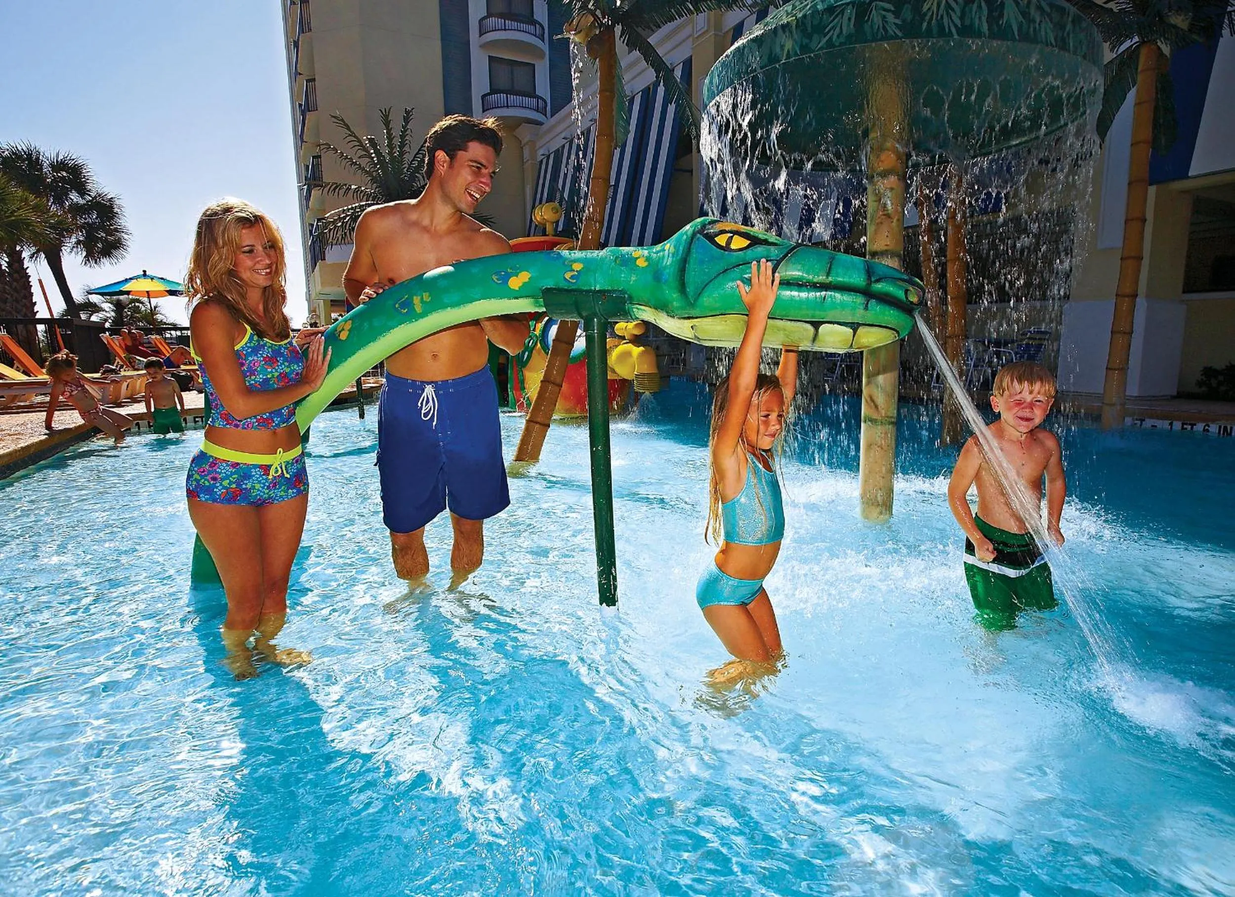 Aqua park in Compass Cove