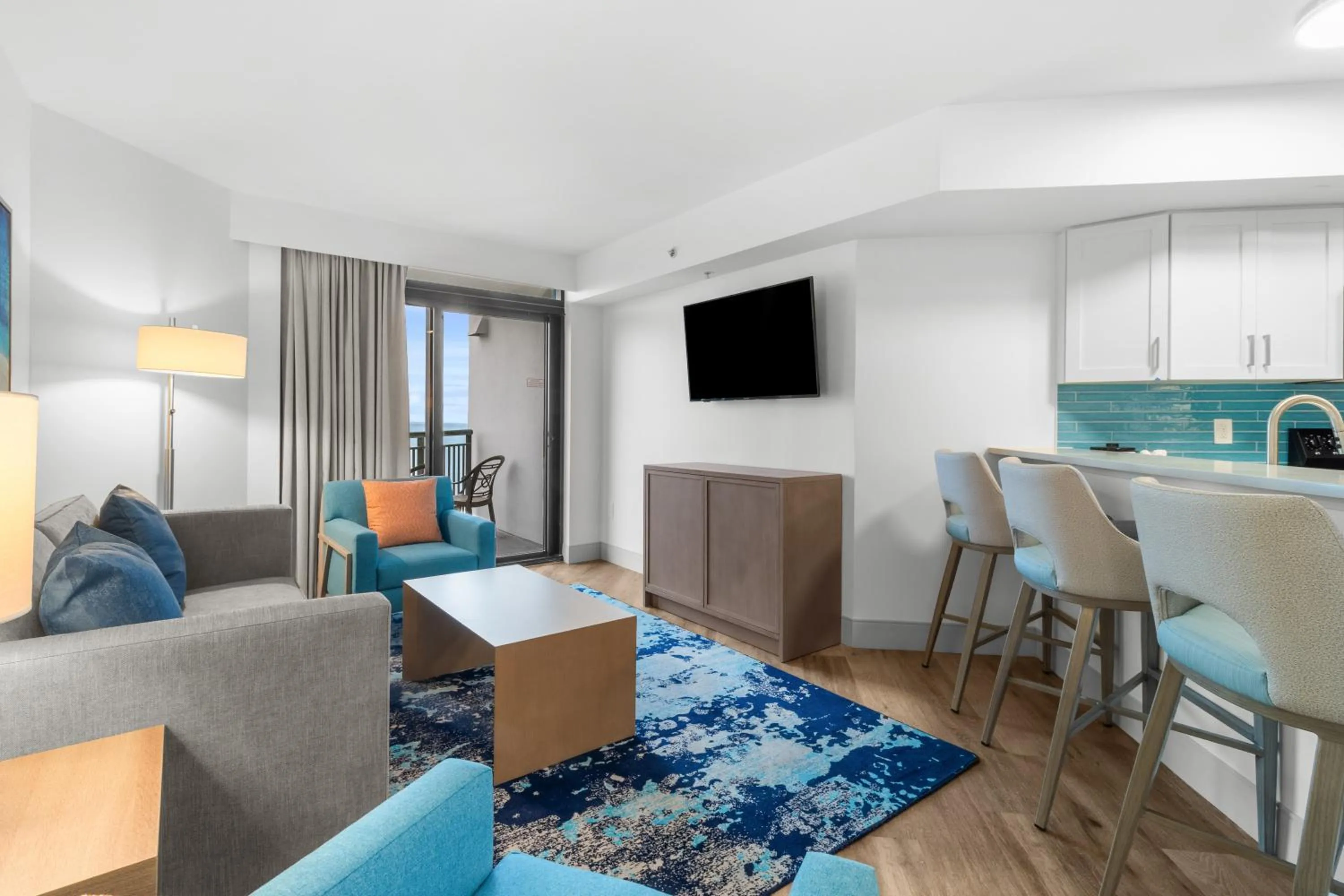 Living room in Caribbean Resort Myrtle Beach